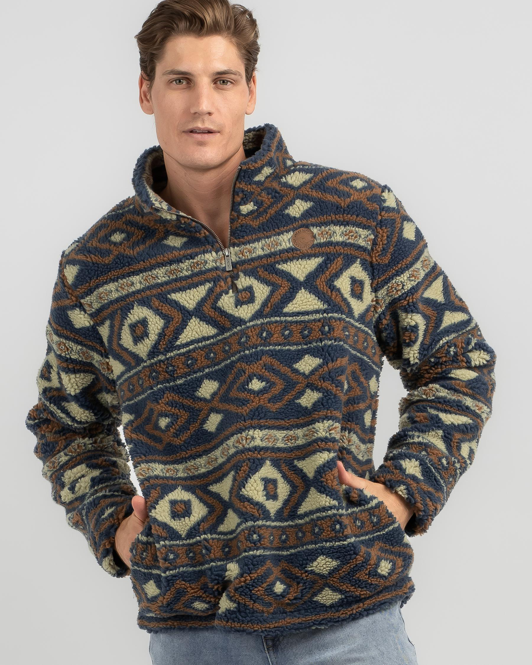 Trail Quarter Zip Crew Sweatshirt