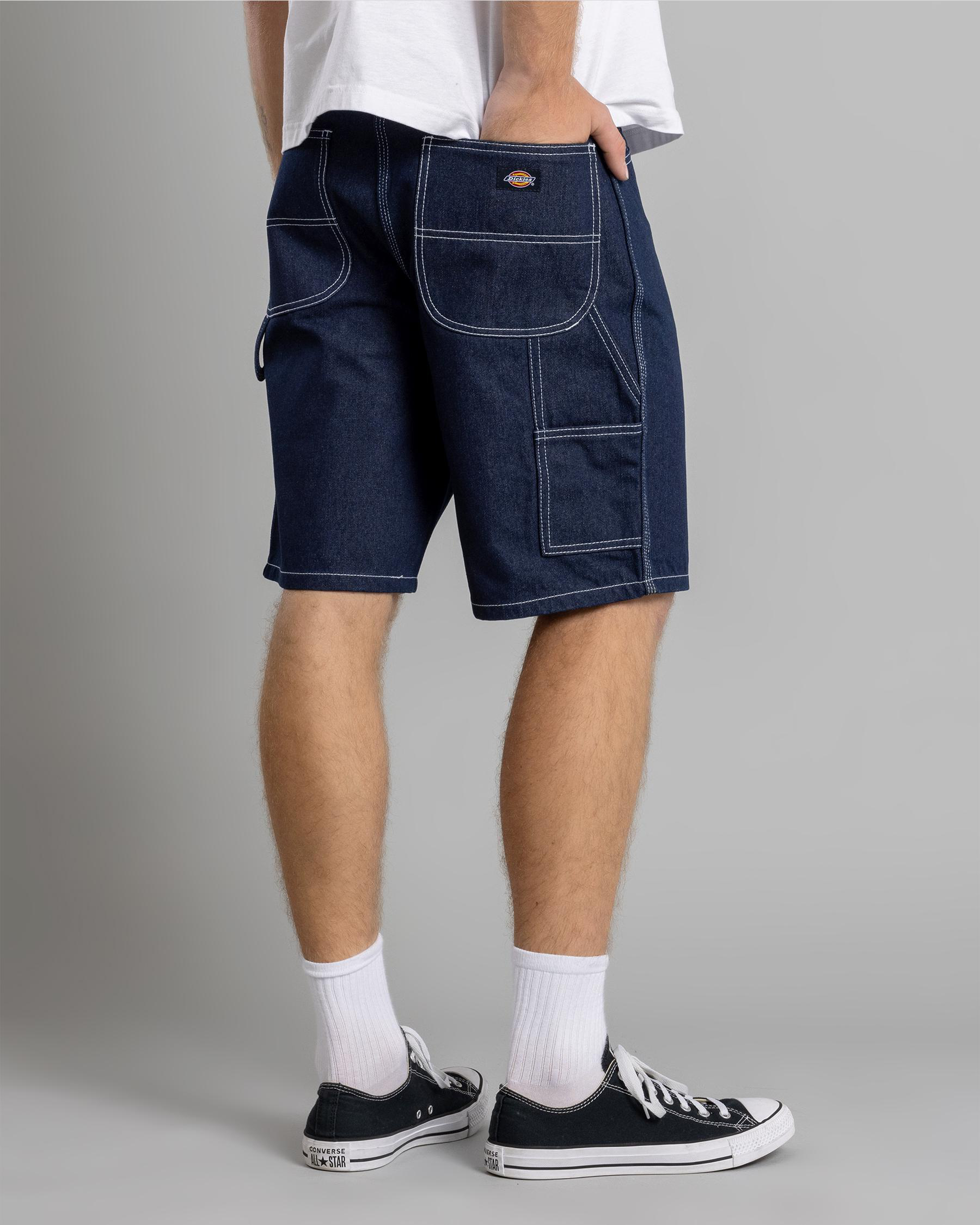 Relaxed Fit Carpenter Denim Shorts