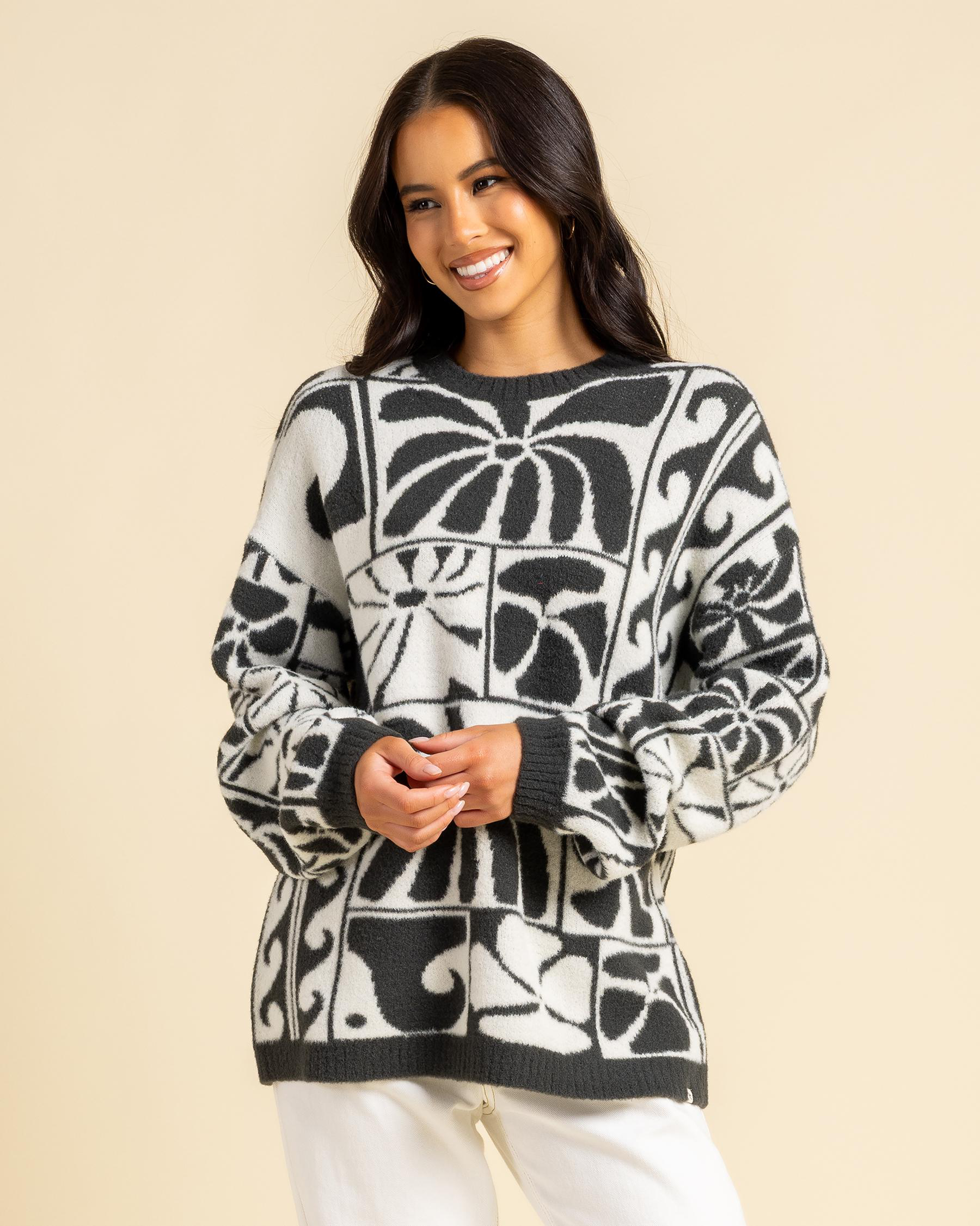 AOTS-TY Williams Oceanic Jacquard Crew Knit Sweater