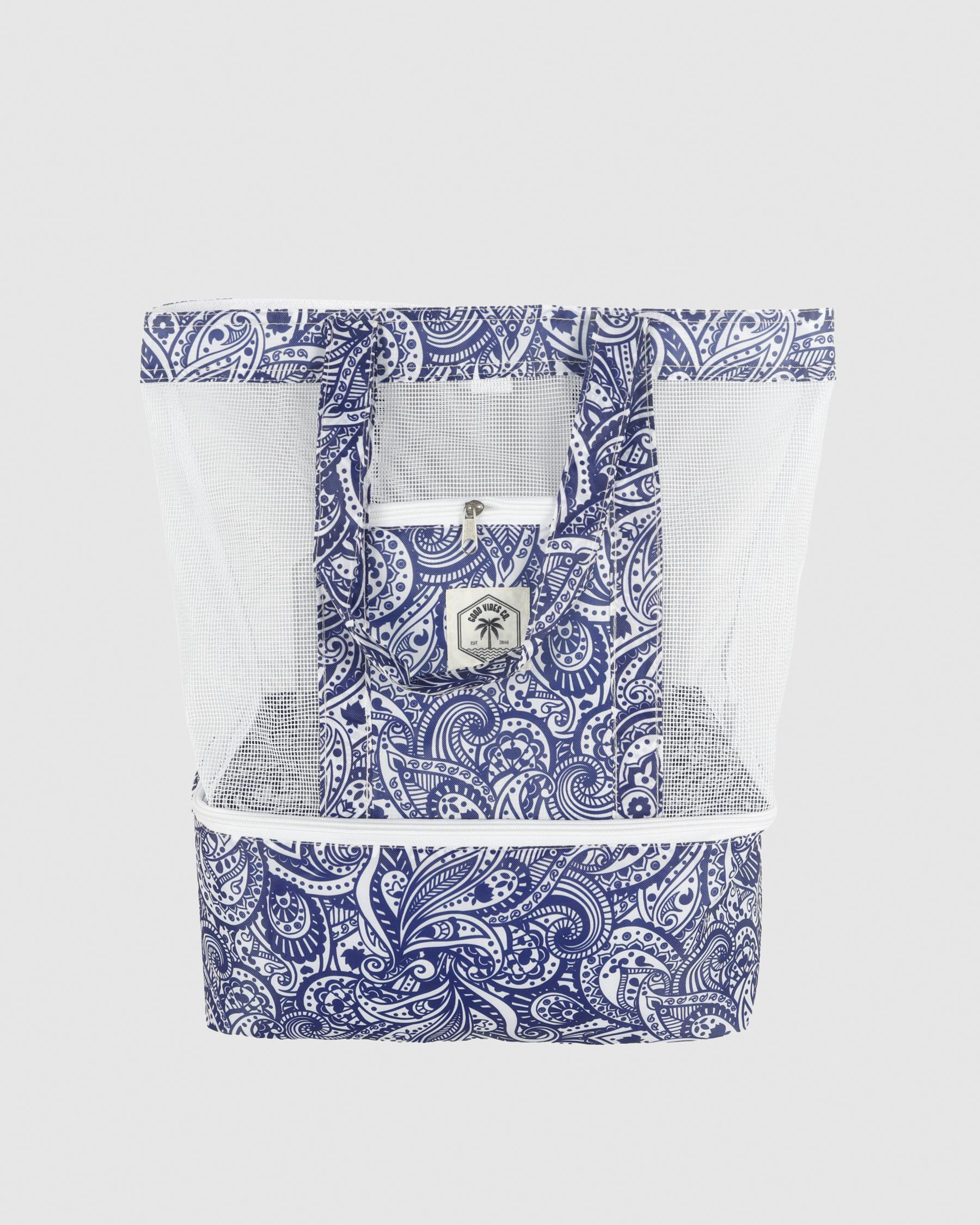 Tahitian Blue 2 In 1 Beach Cooler Bag