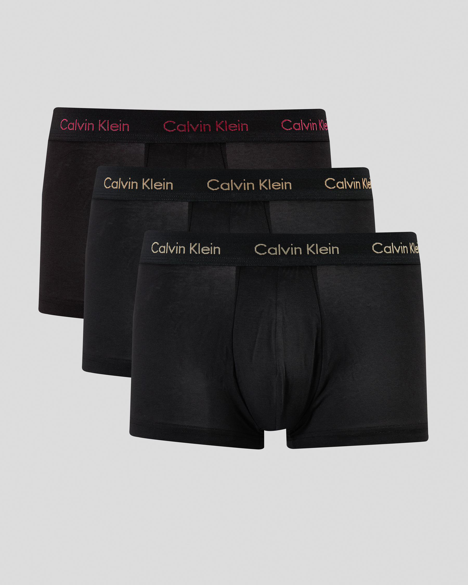 Cotton Stretch Low Rise Trunks 3 Pack