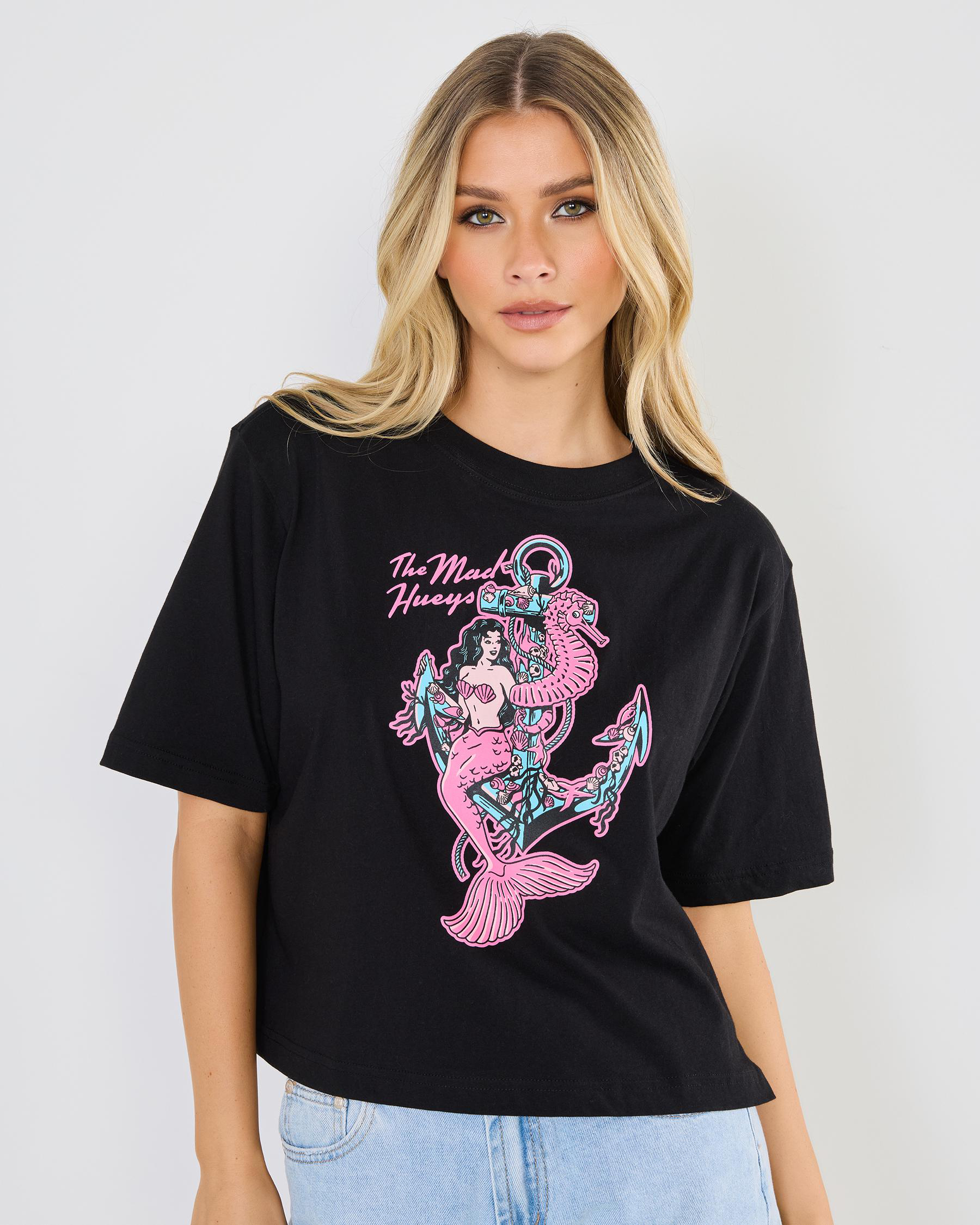 Seahorse Anchor Boxy T-Shirt