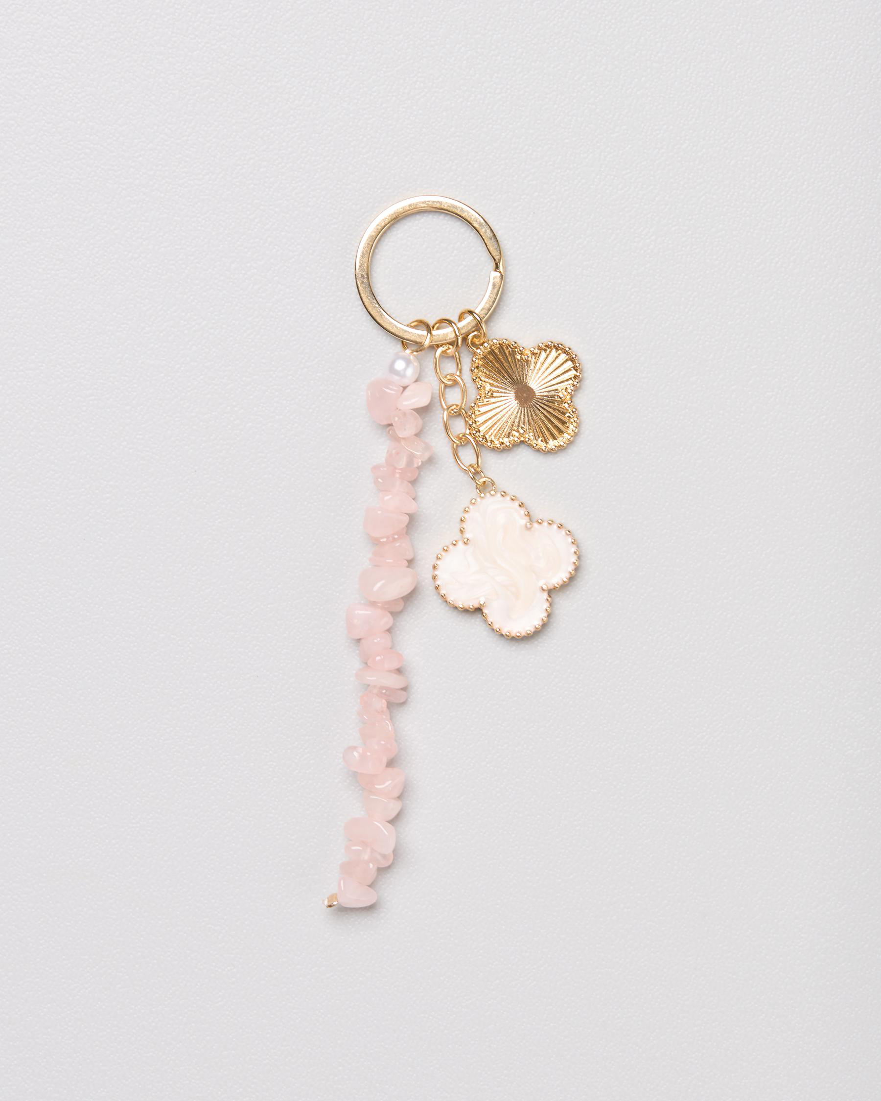 Clover Stone Keyring