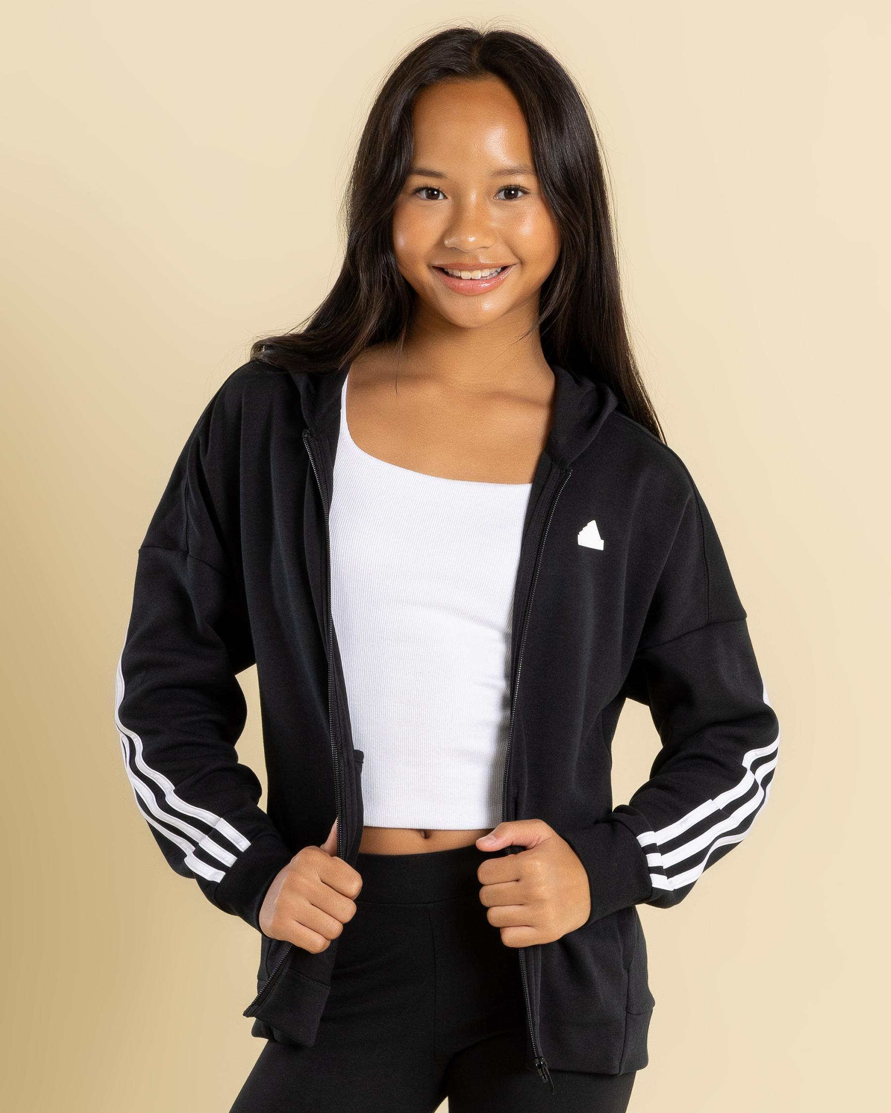 3 Stripes Zip Hoodie