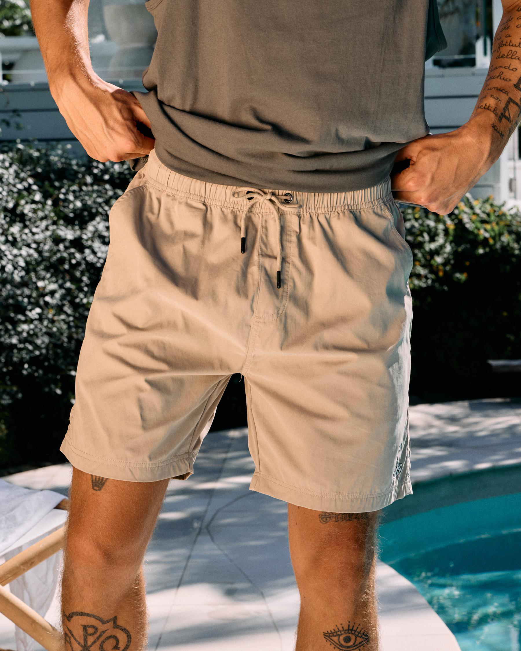 Skull Anchor Volley Shorts