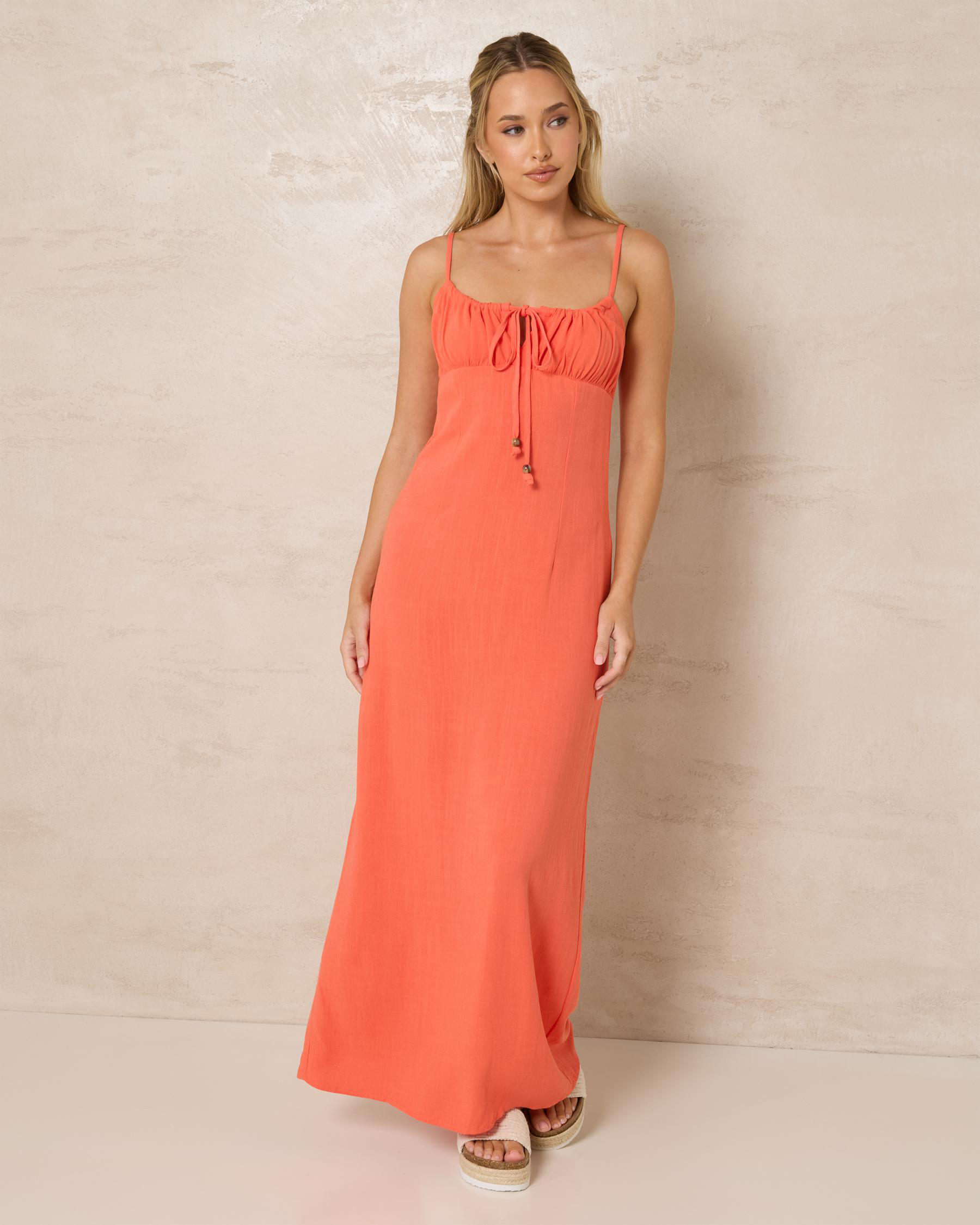 Austin Gathered Maxi Dress