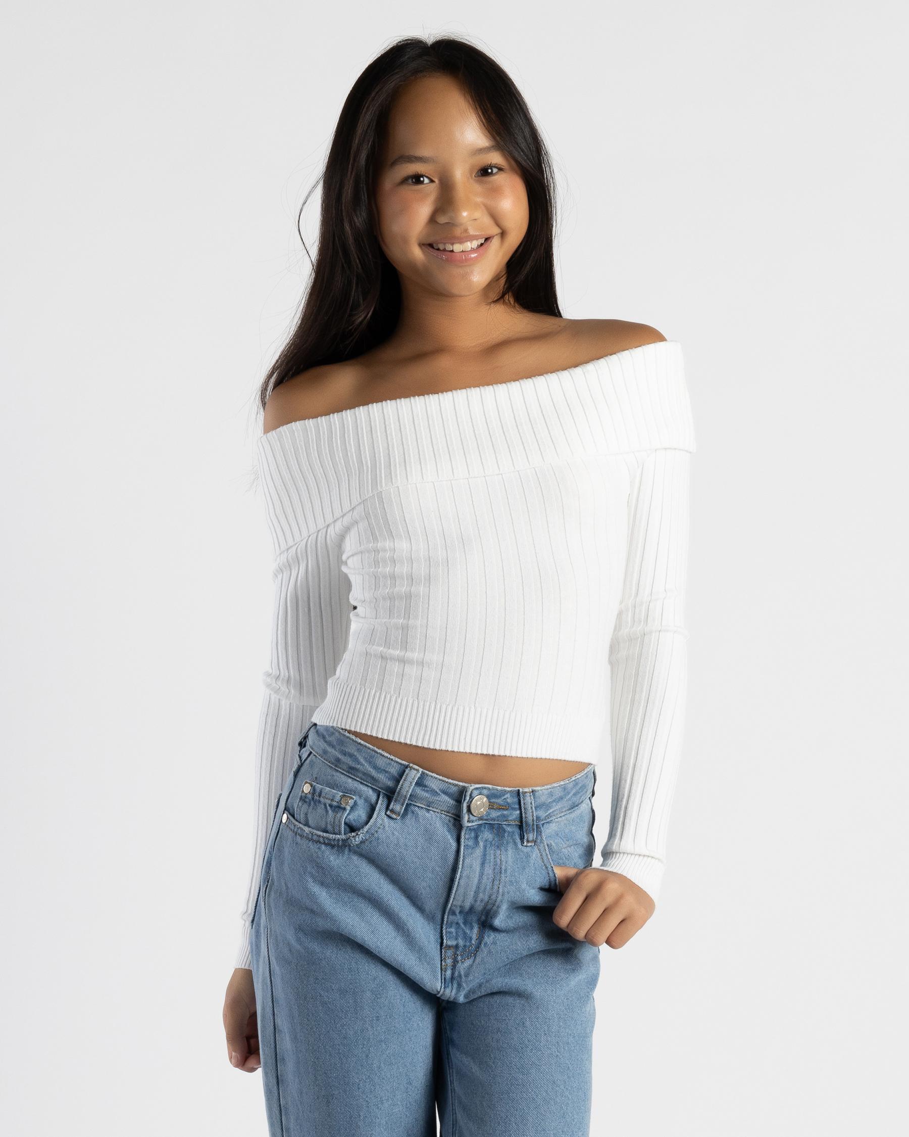 Ari Off Shoulder Knit Top