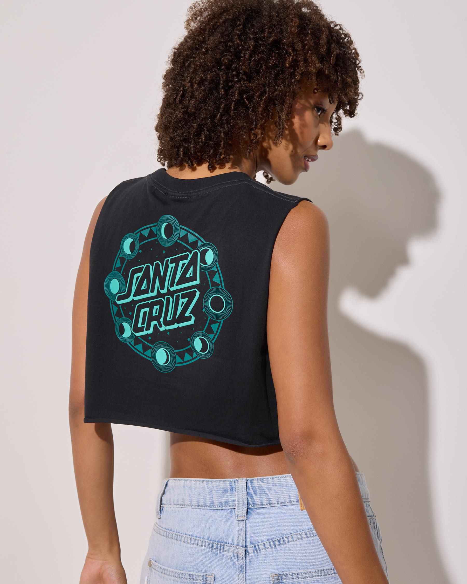 Phase Dot Centre Muscle Tank Top