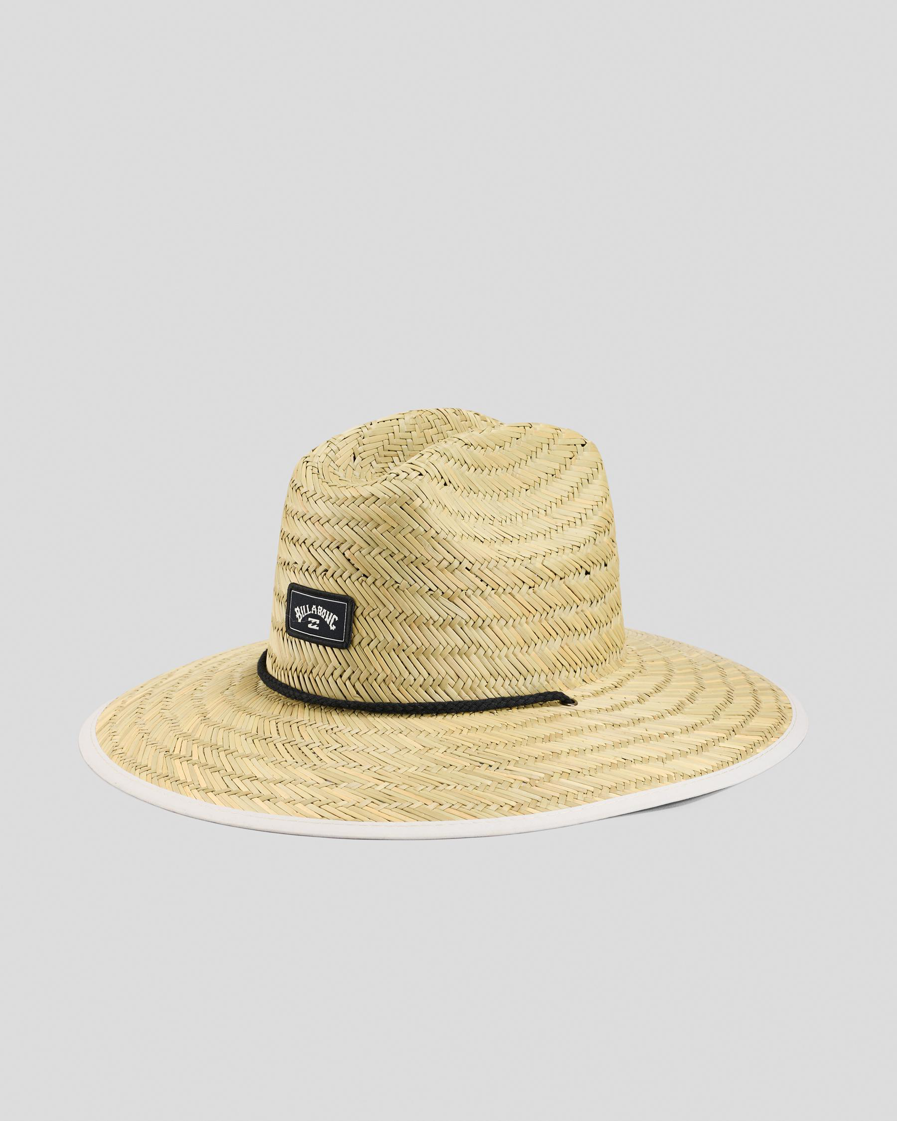 Tides Print Straw Hat
