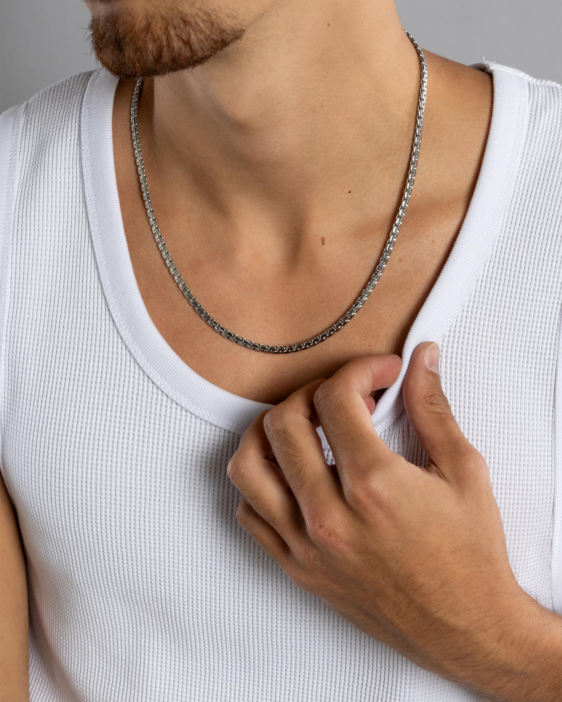 Silver Snake Chain Necklace