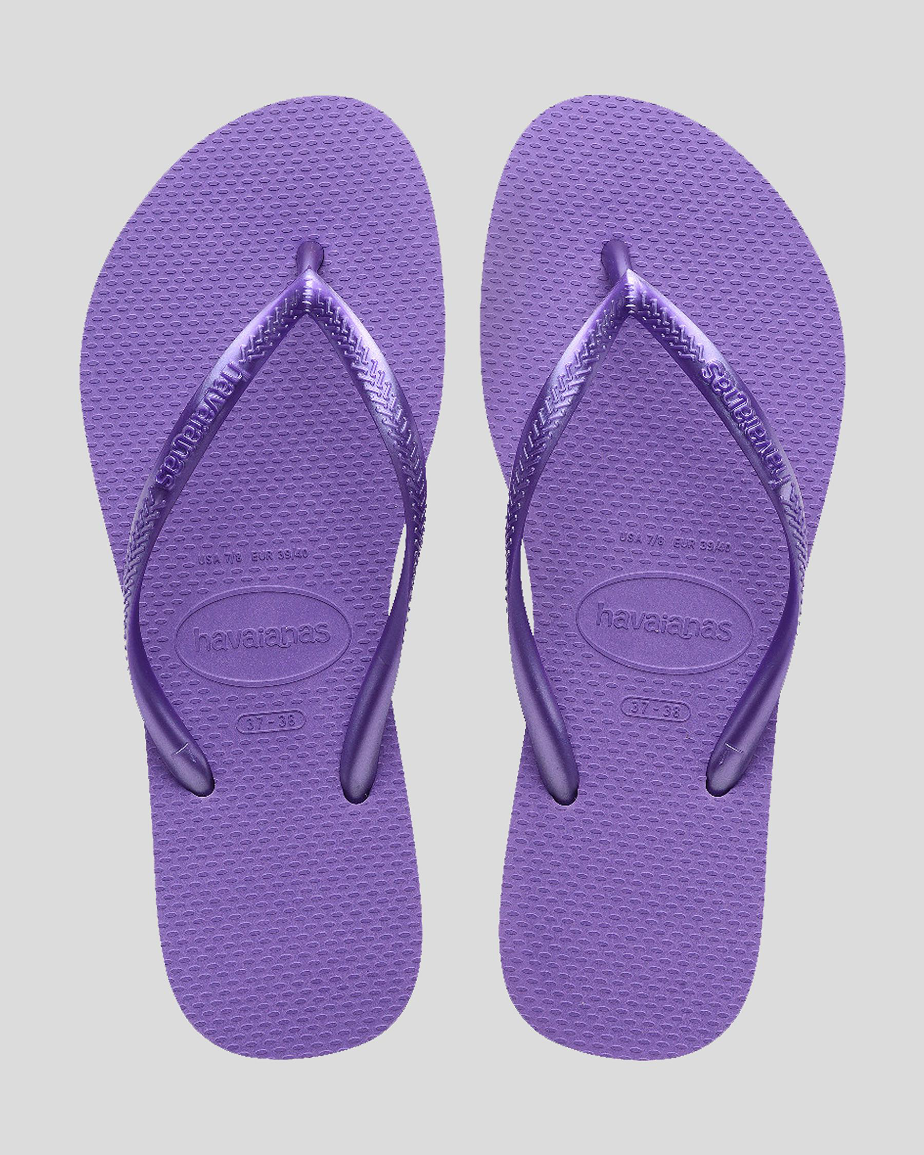 Kids' Slim Metallic Thongs
