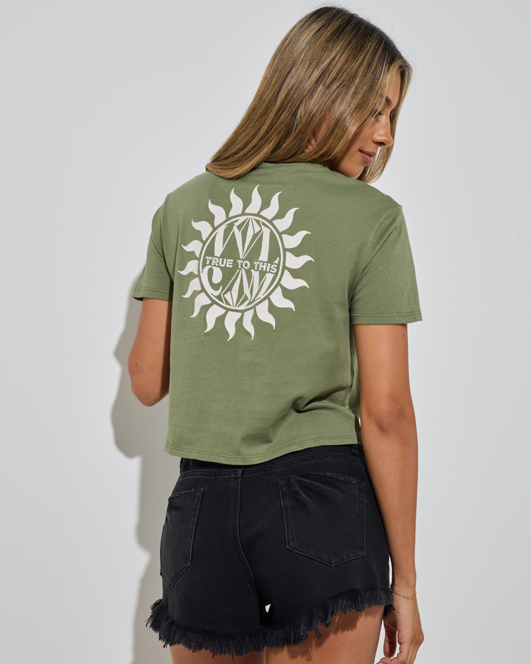 Dial Cropped T-Shirt