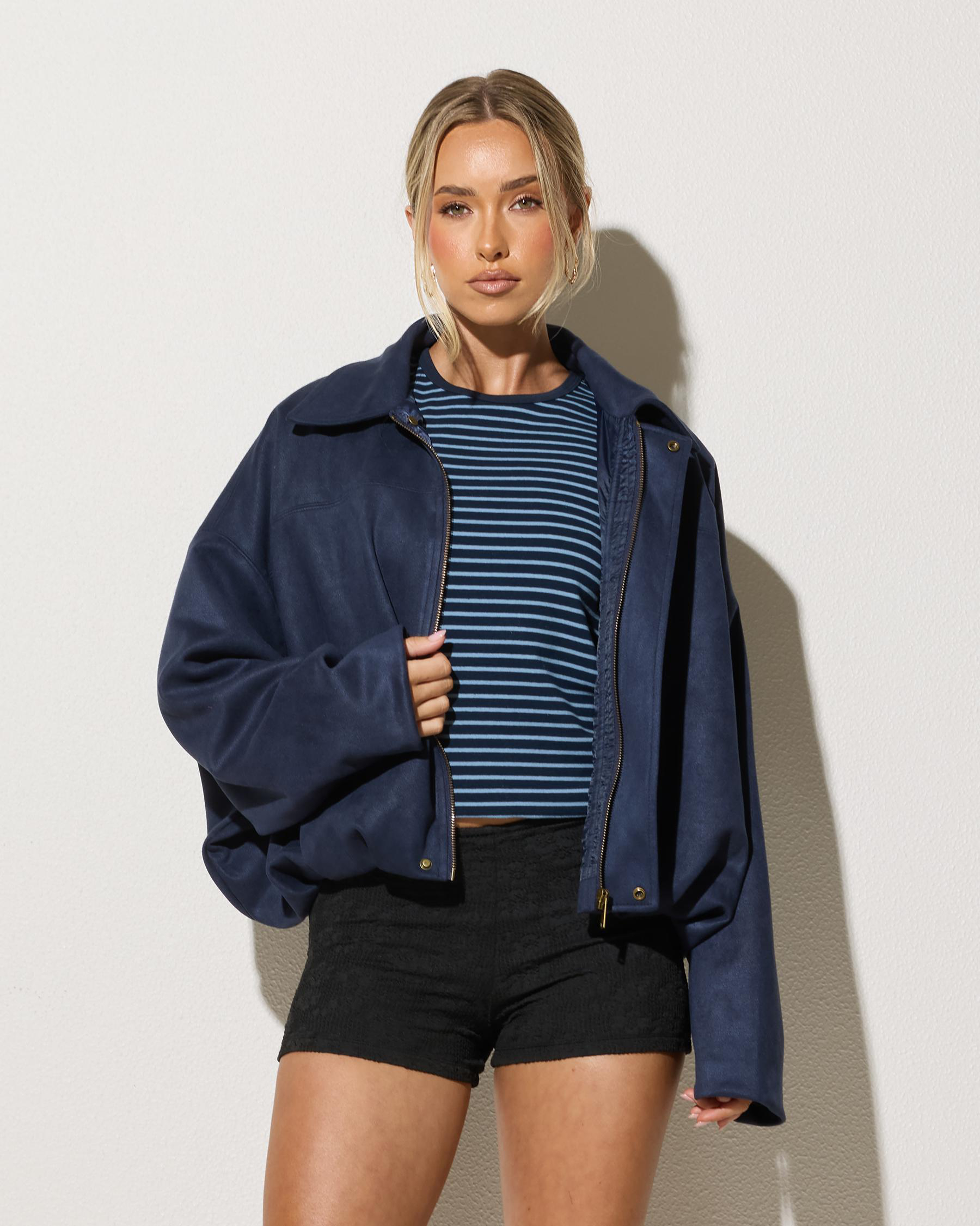 London Faux Suede Jacket