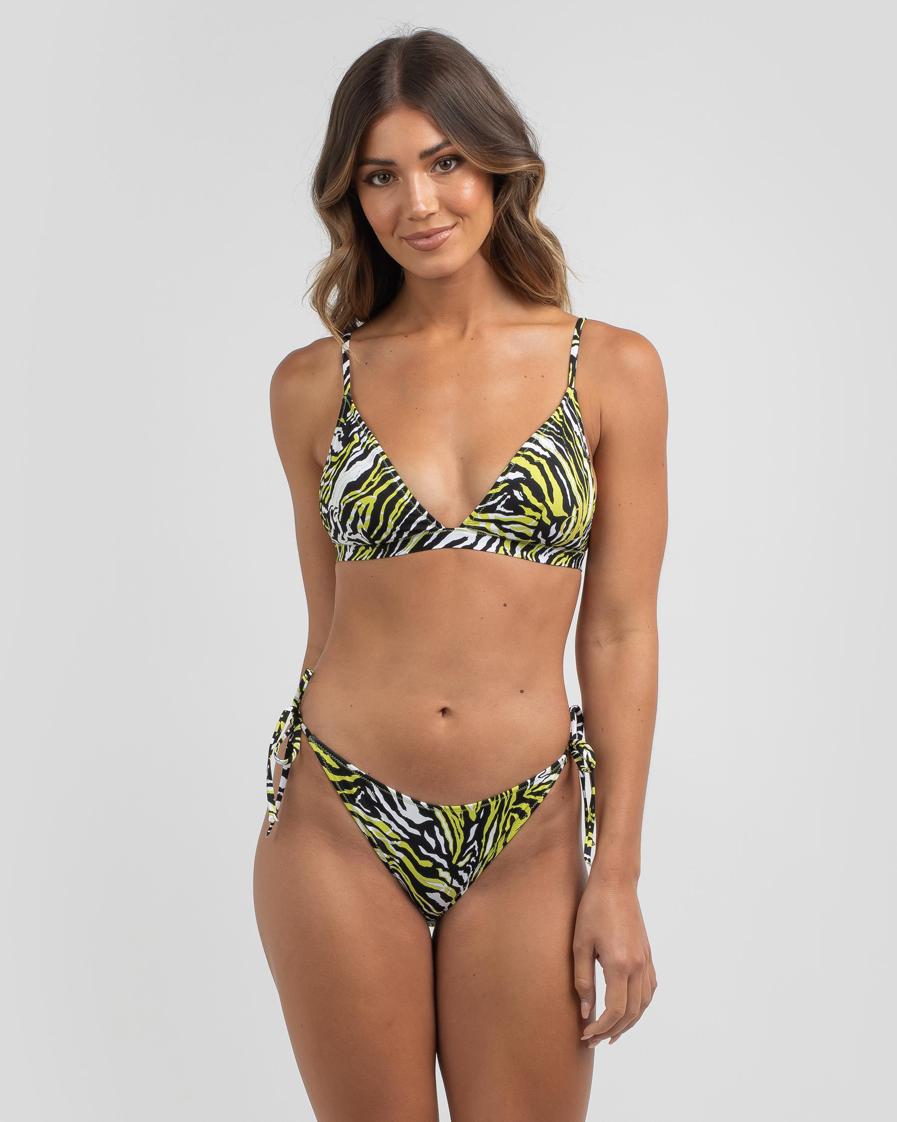 CK One Triangle Bikini Top