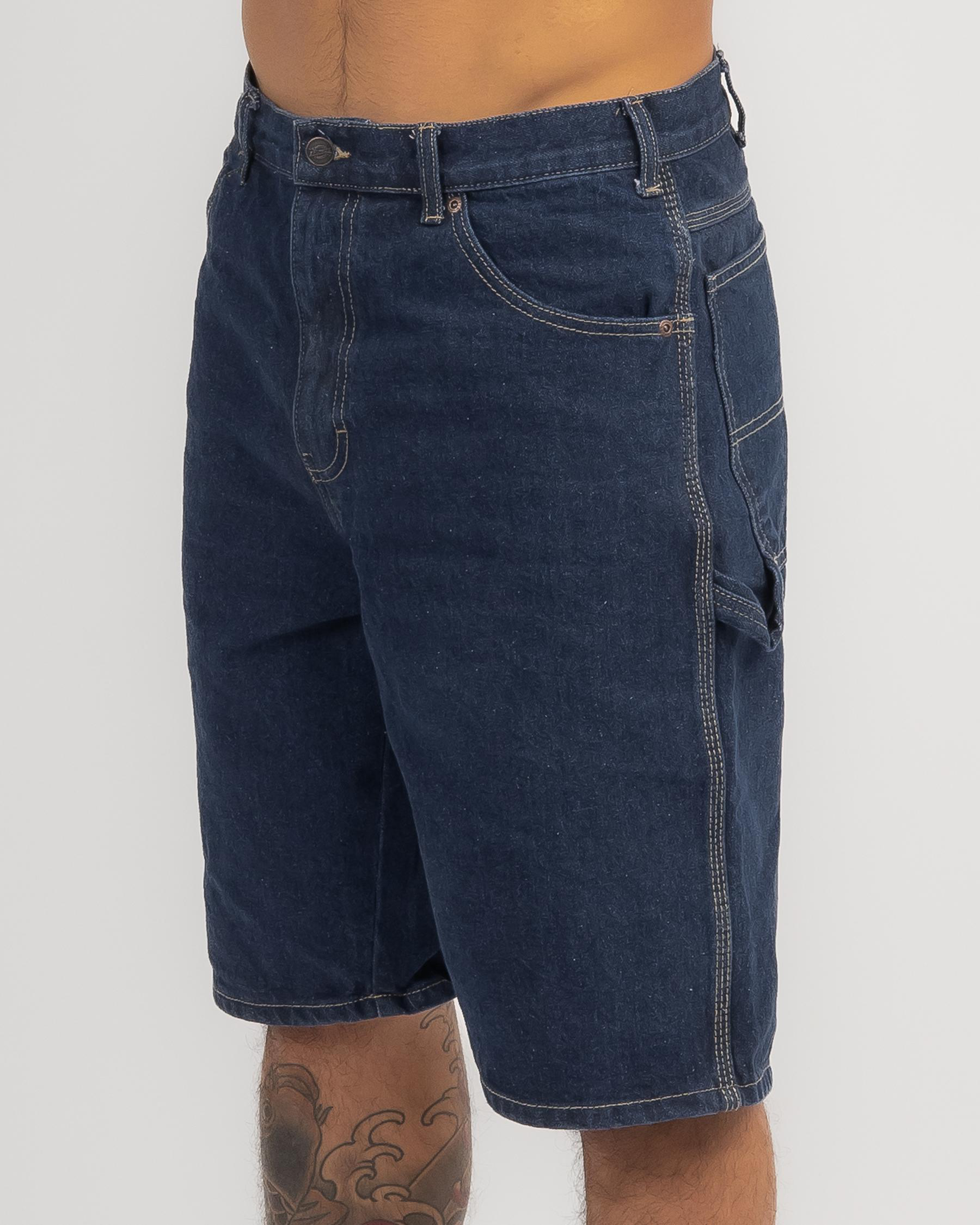 Relaxed Fit Carpenter Denim Shorts