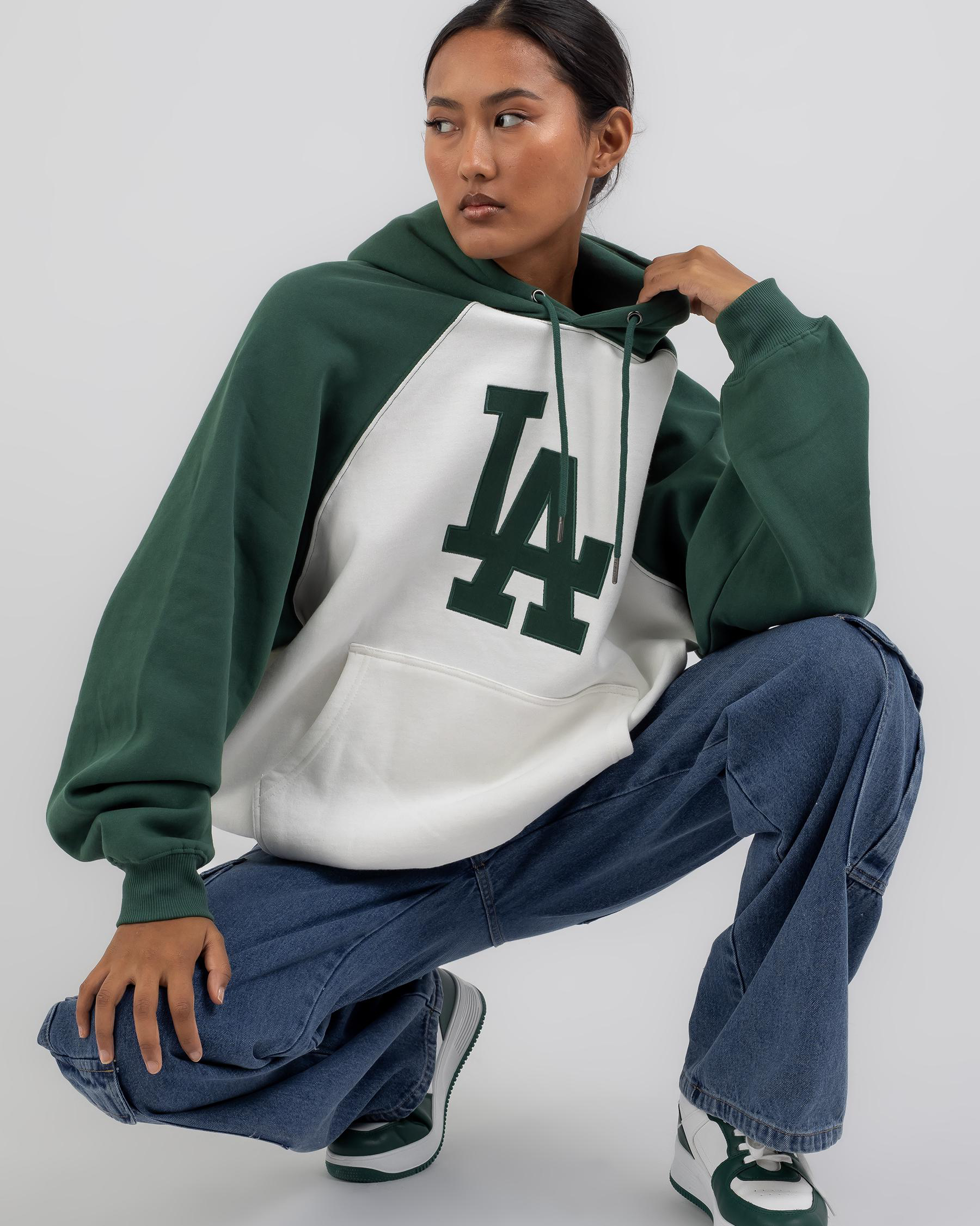 LA Contrast Raglan Hoodie