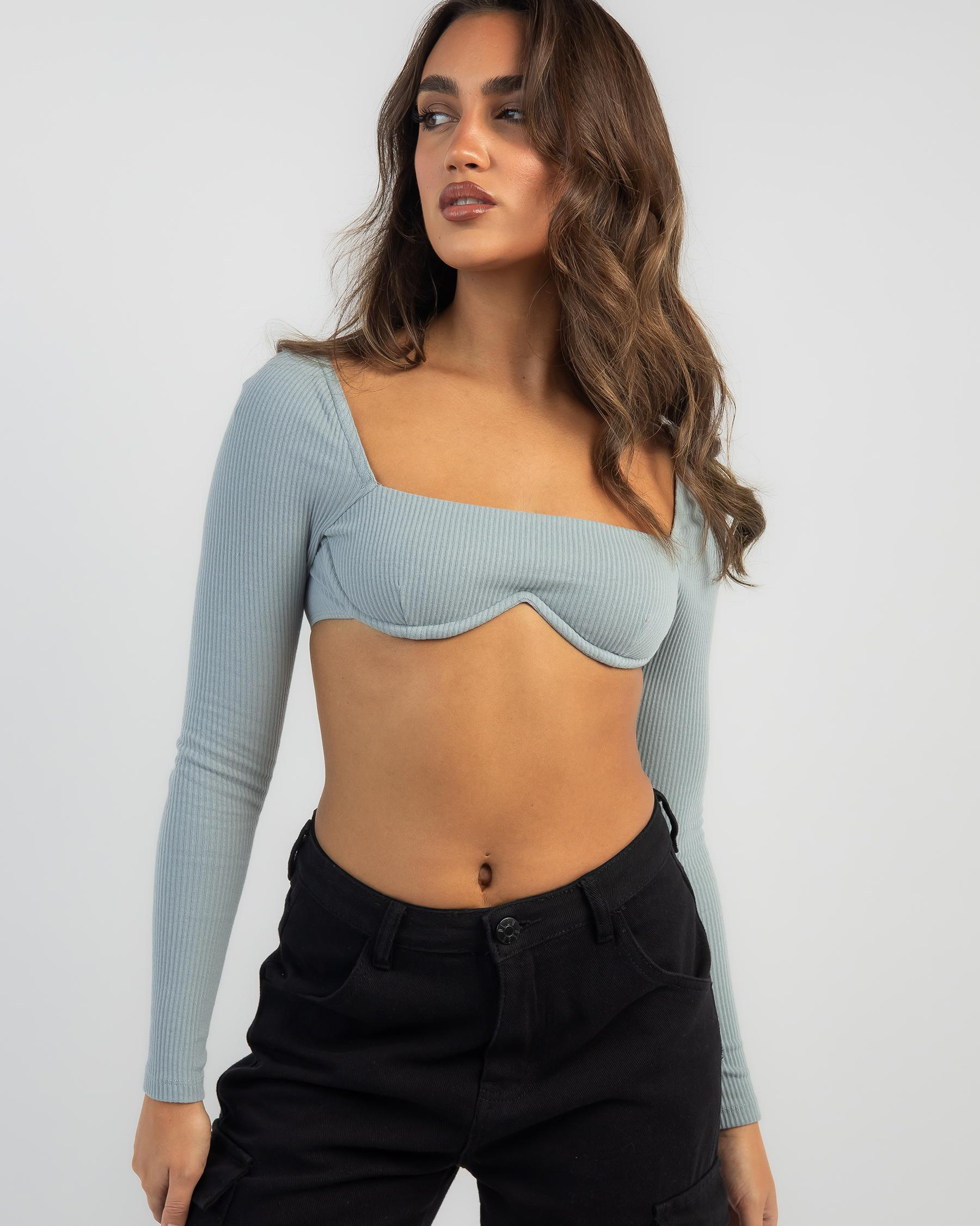 Stella Long Sleeve Ultra Crop Top