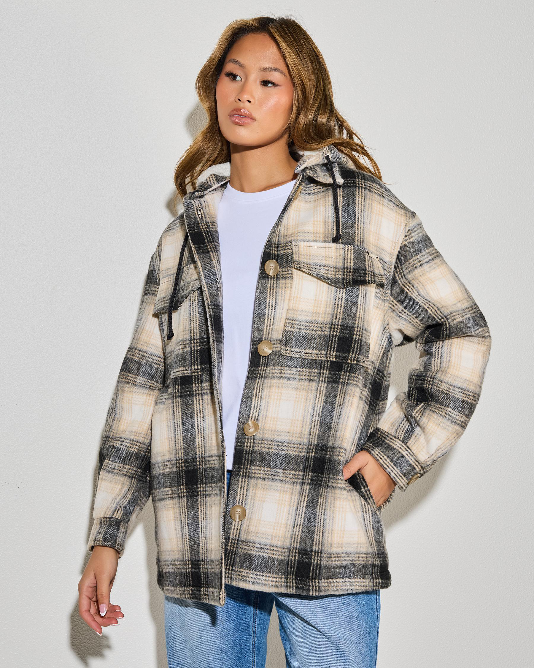 Flynn Hooded Shacket