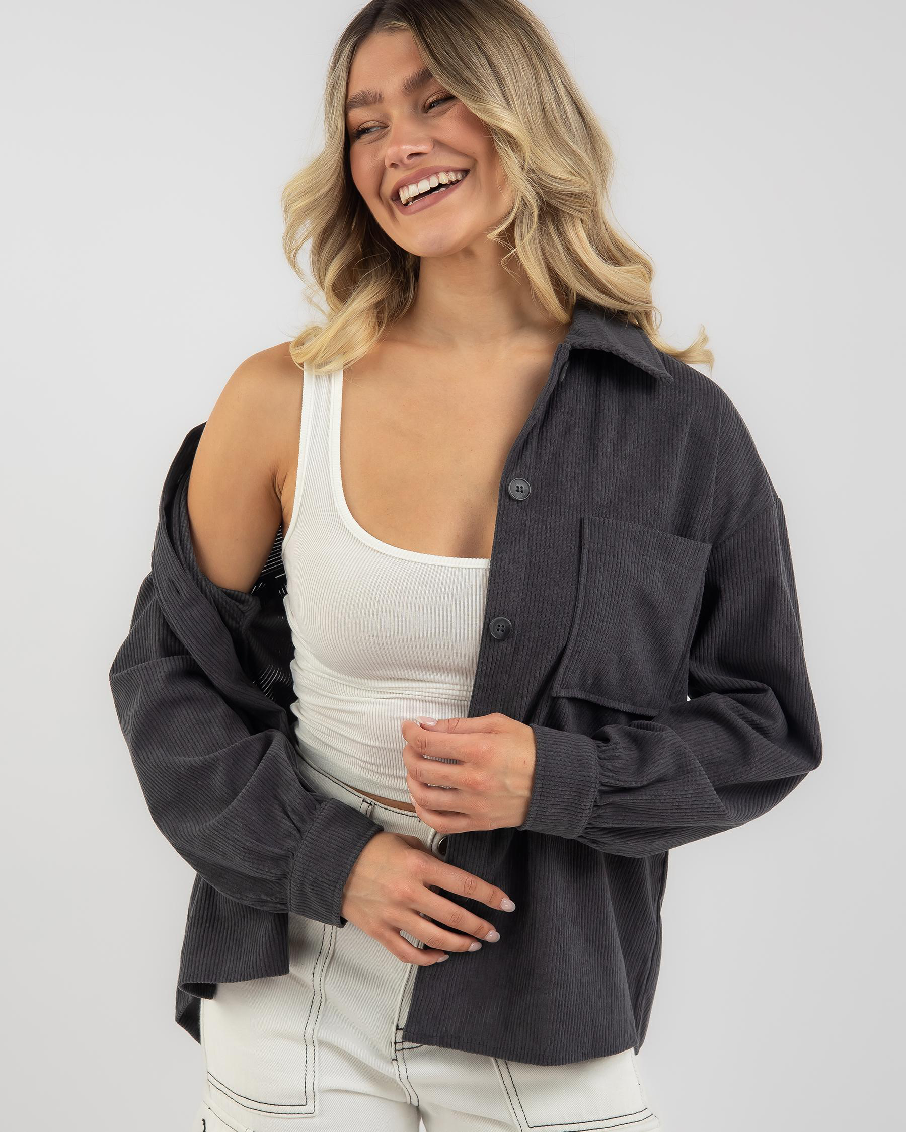 Ontario Cord Long Sleeve Shirt