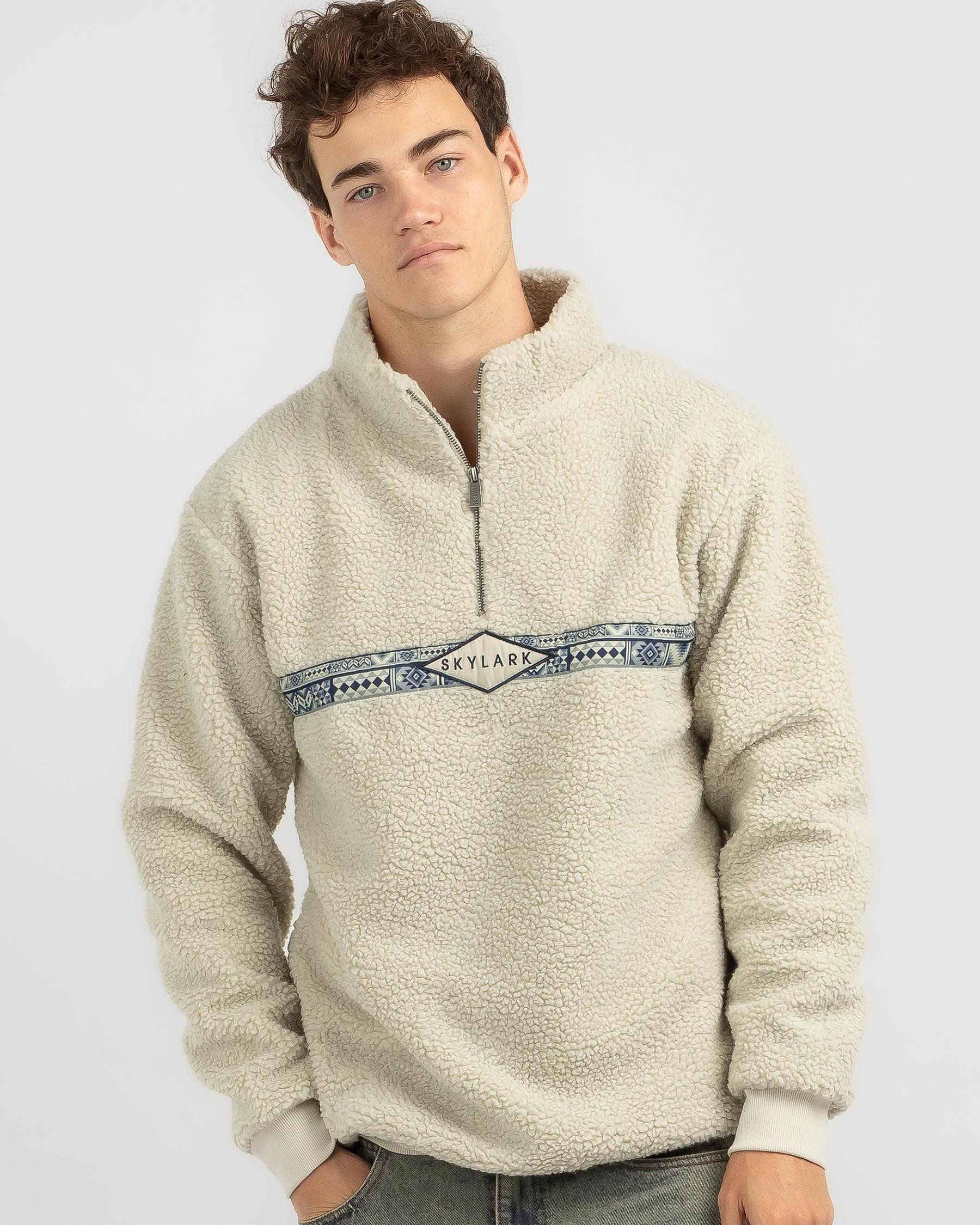 Portion Quarter Zip Crew Sweatshirt