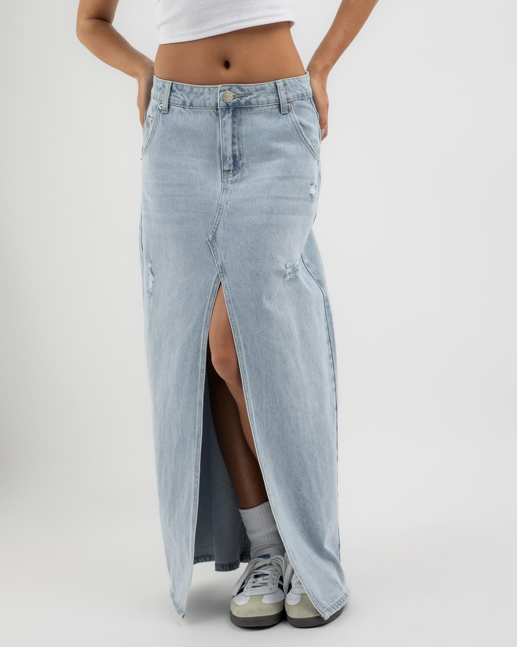 Tatum Maxi Denim Skirt