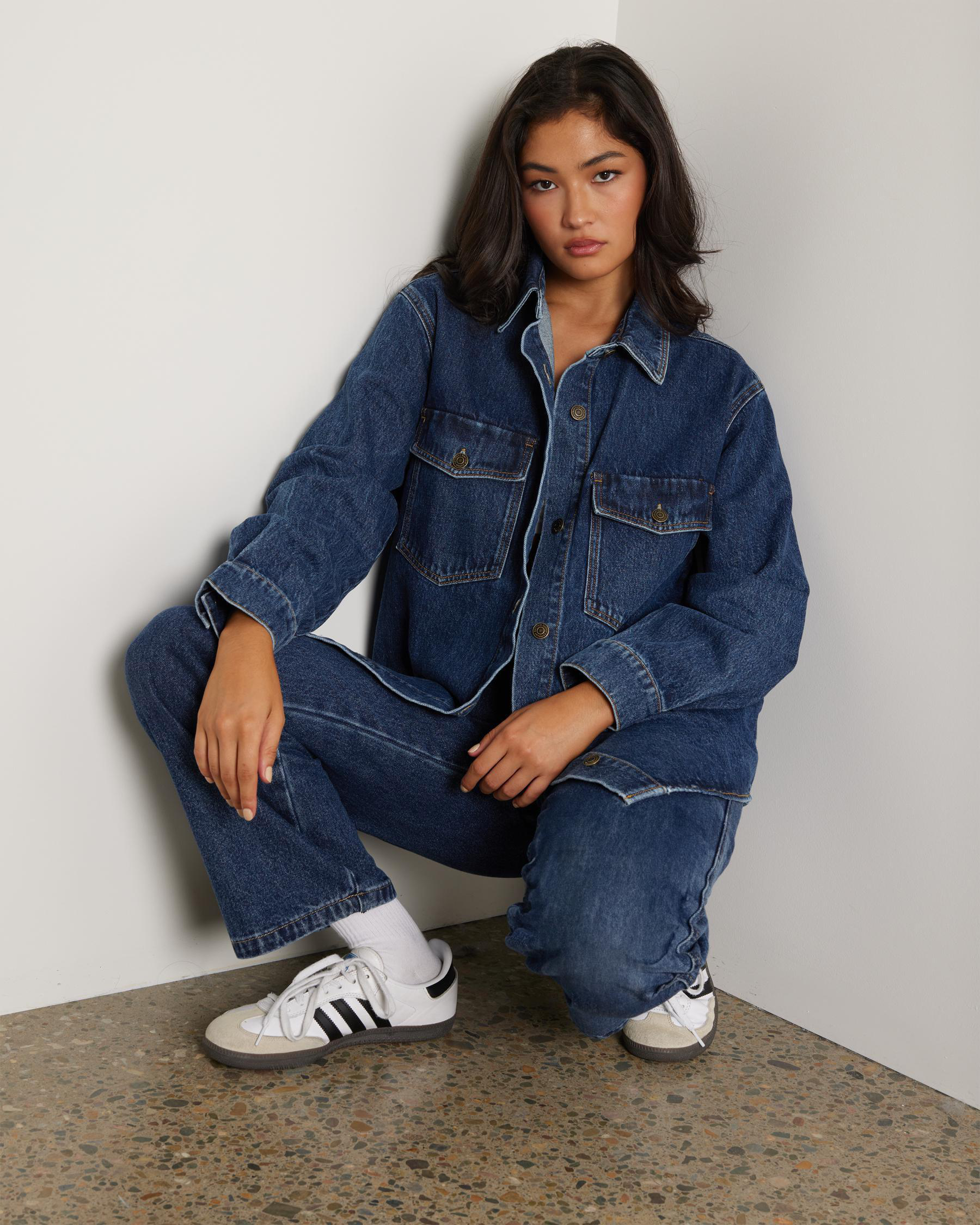 Oversized Denim Shacket