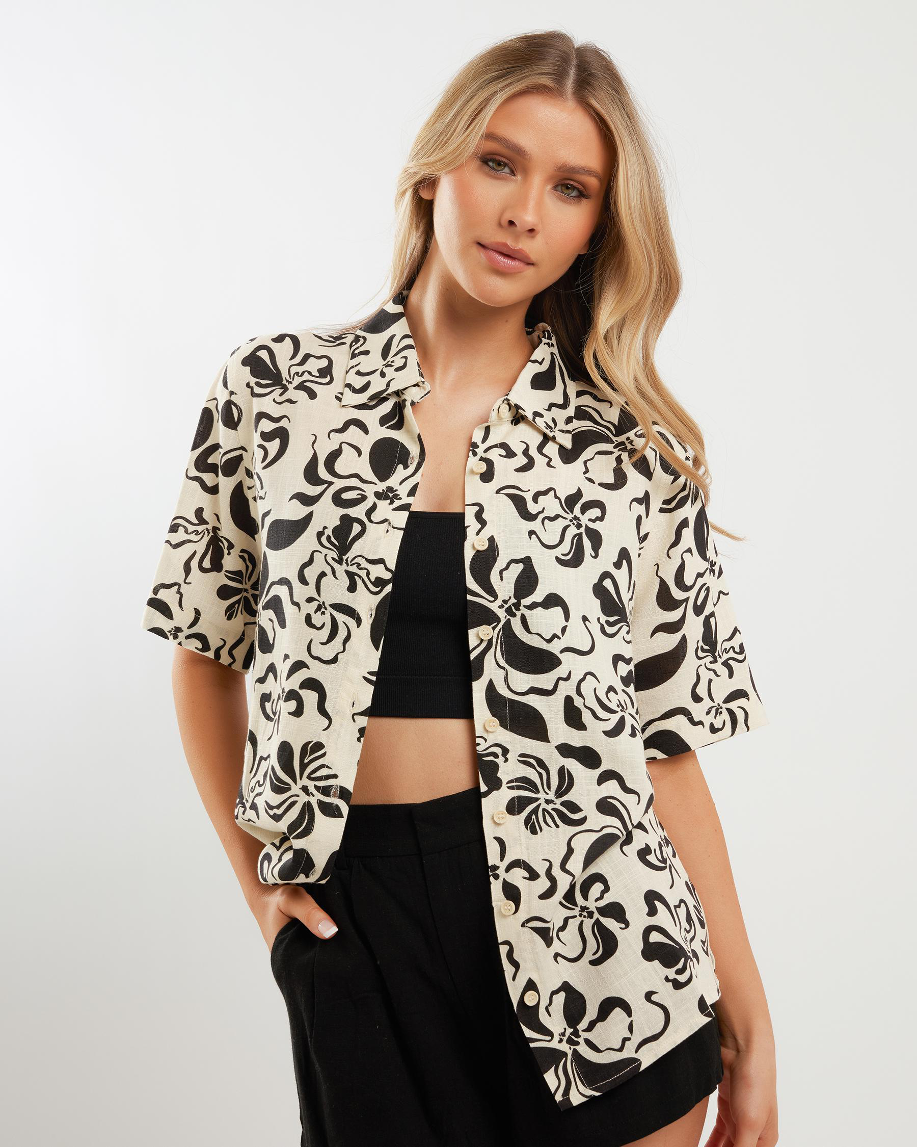 Sundance Floral Short Sleeve Shirt