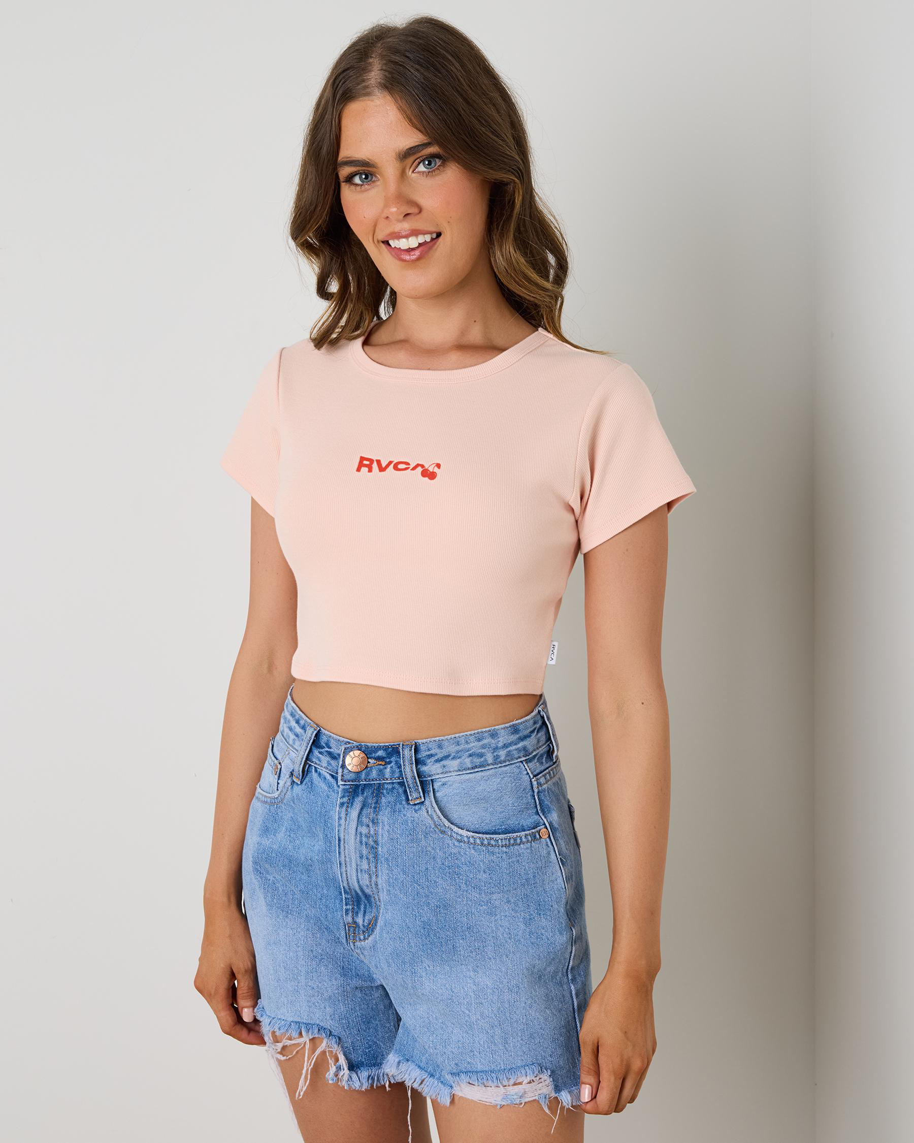 Cherries Half Baby Tee