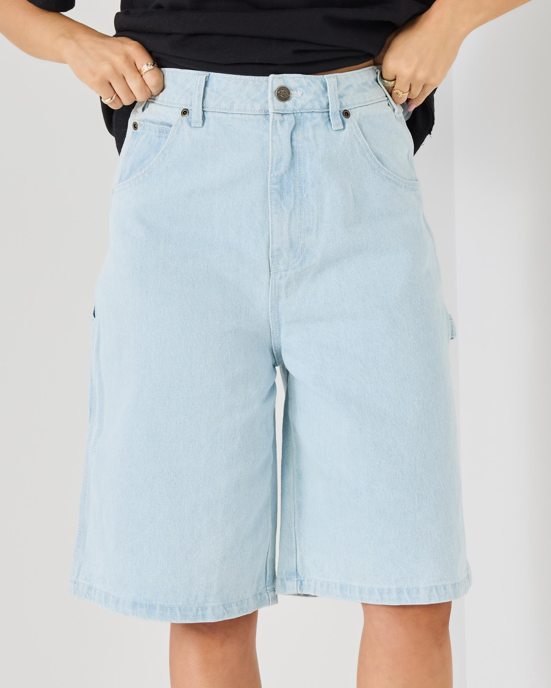 Light Denim Shorts