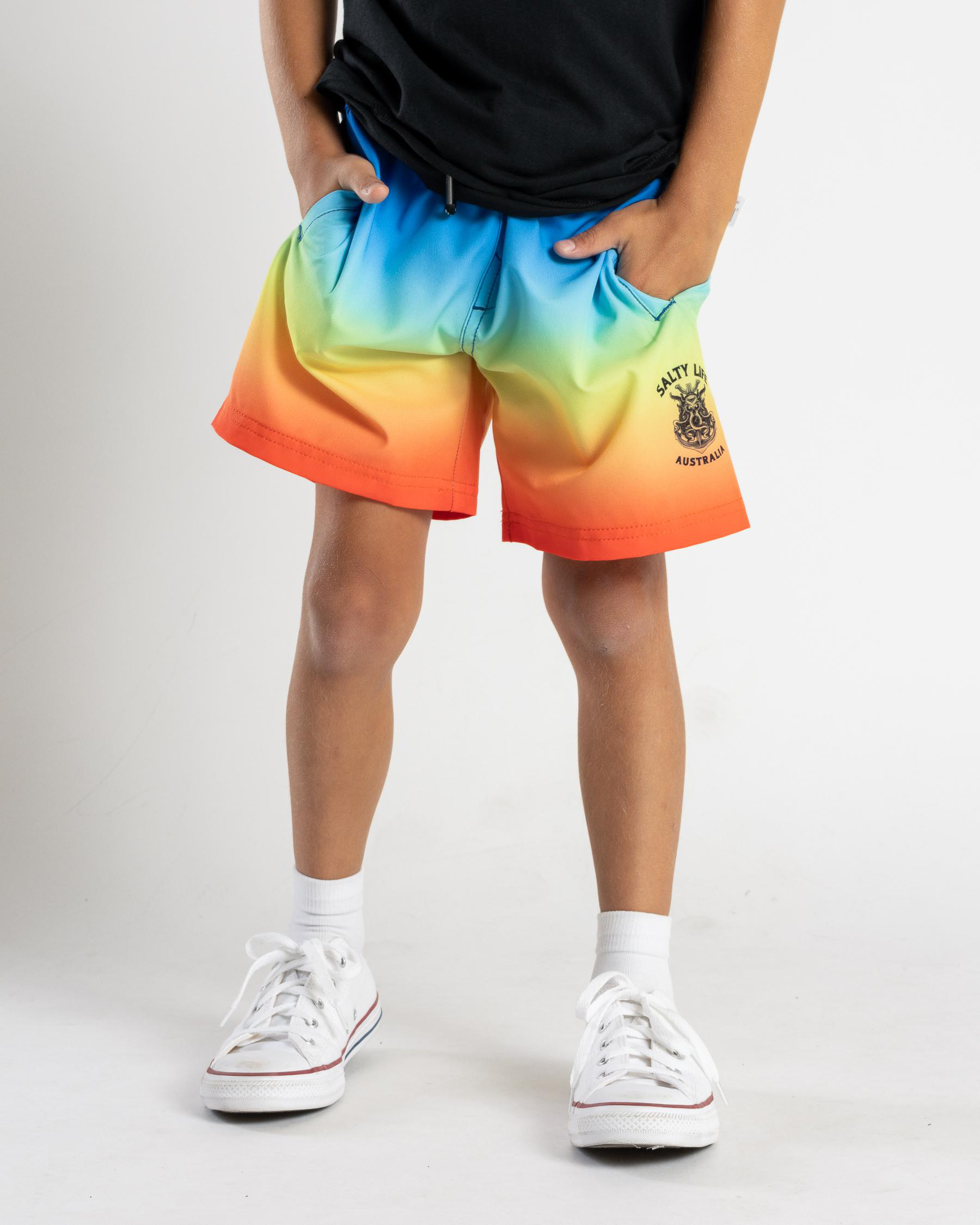 Meld Elastic Waist Shorts