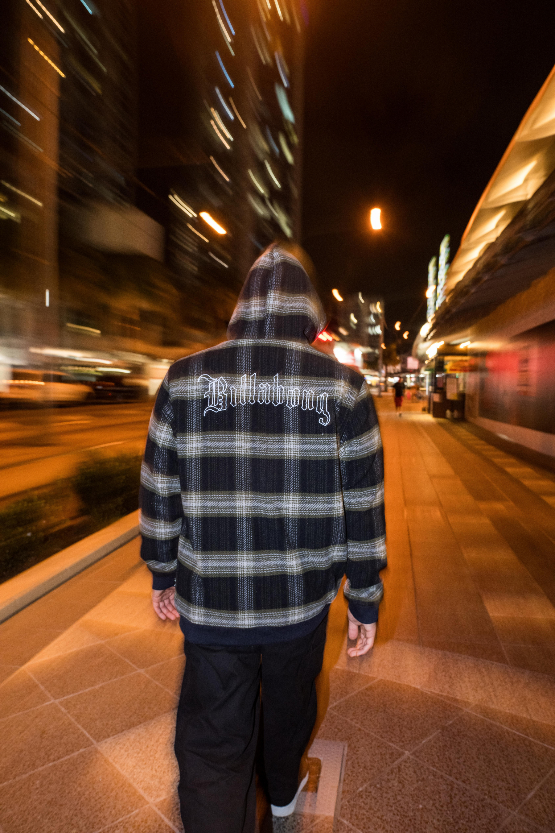 Warped Zip Thru Hooded Jacket