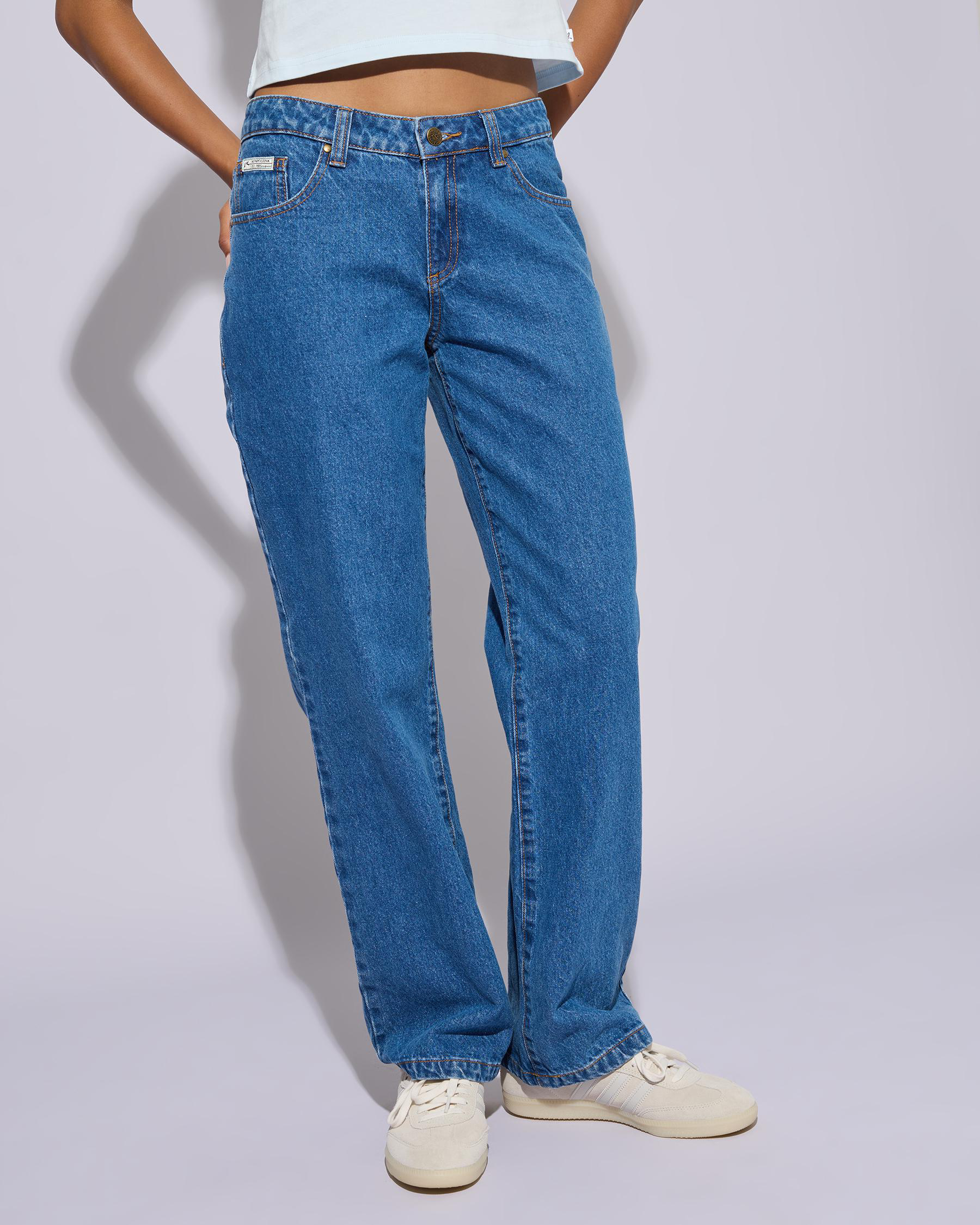 Suzy Straight Low Rise Jeans