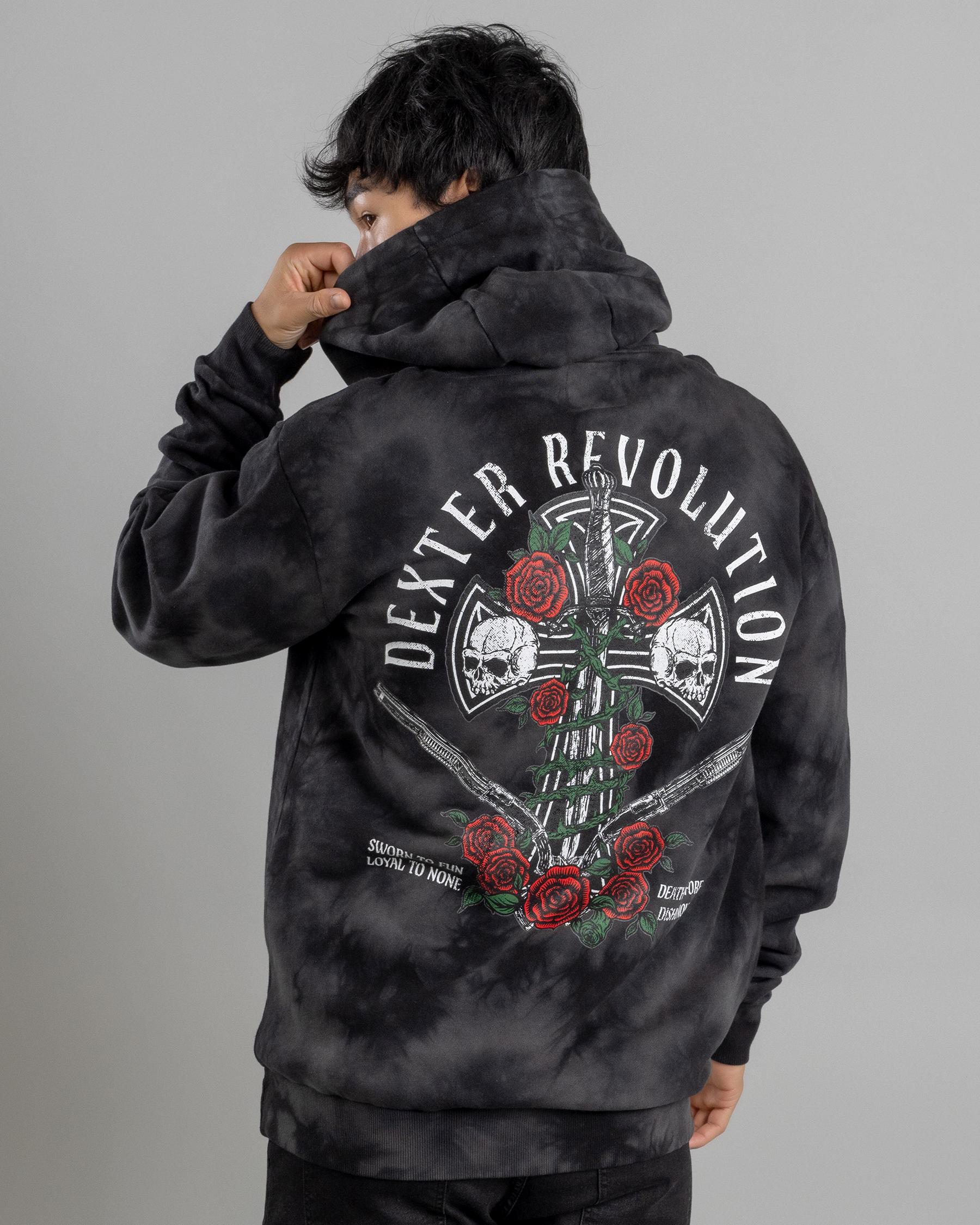 Wreathed Cross Hoodie