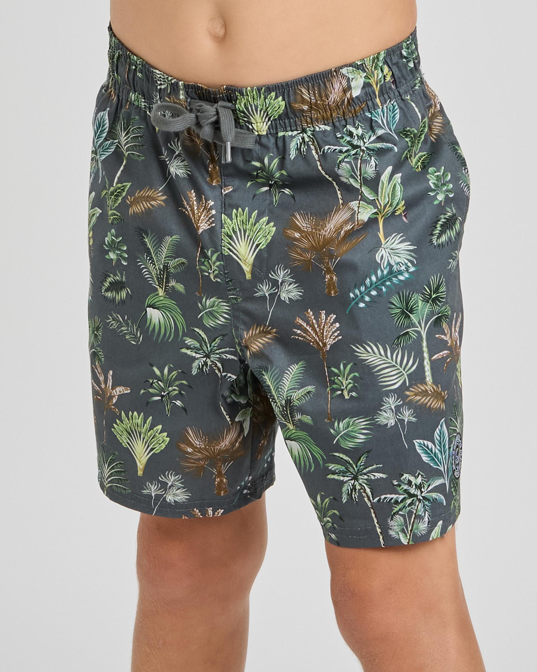 Wasteland Elastic Waist Shorts