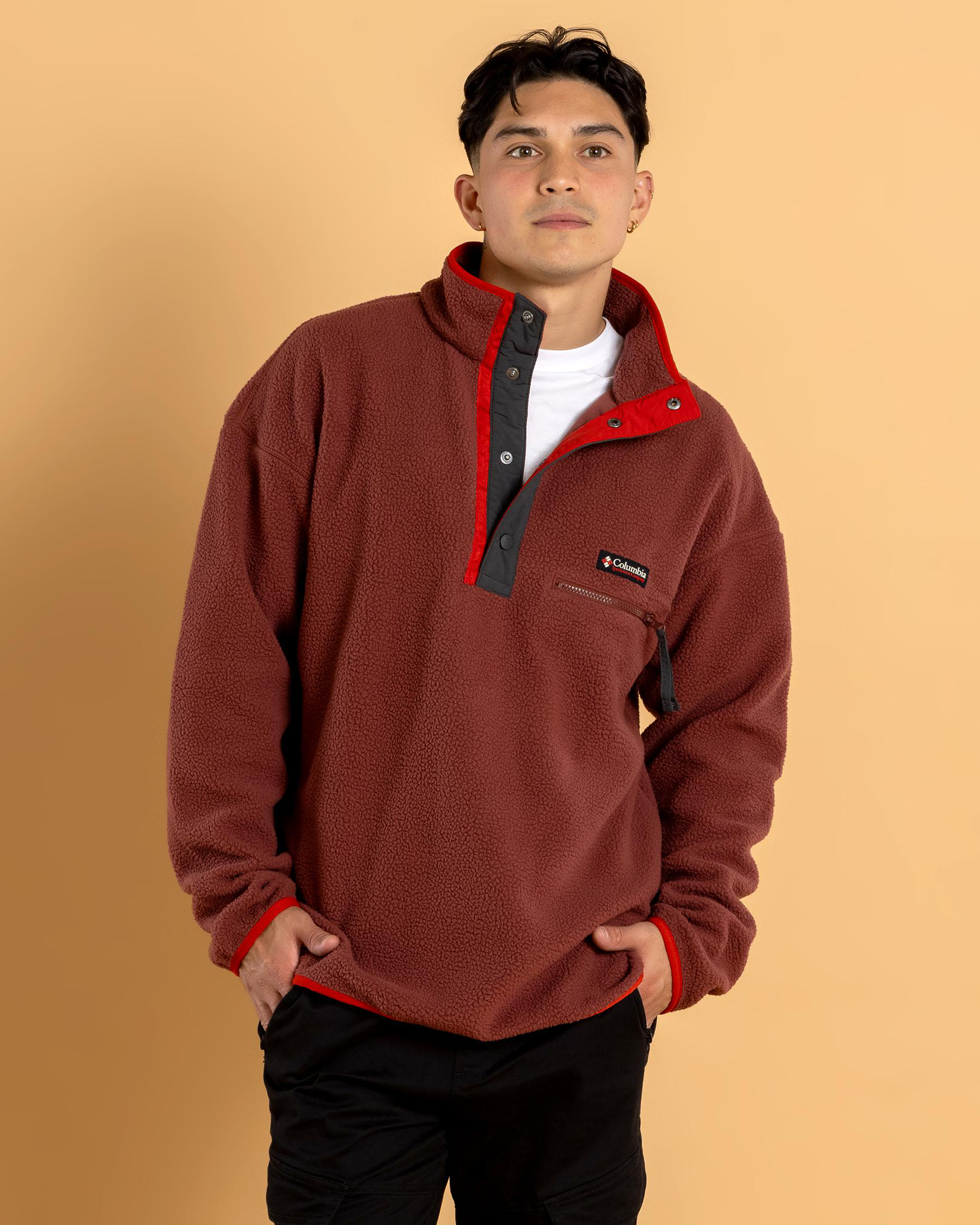 Helvetia Half Snap Fleece Sweatshirt