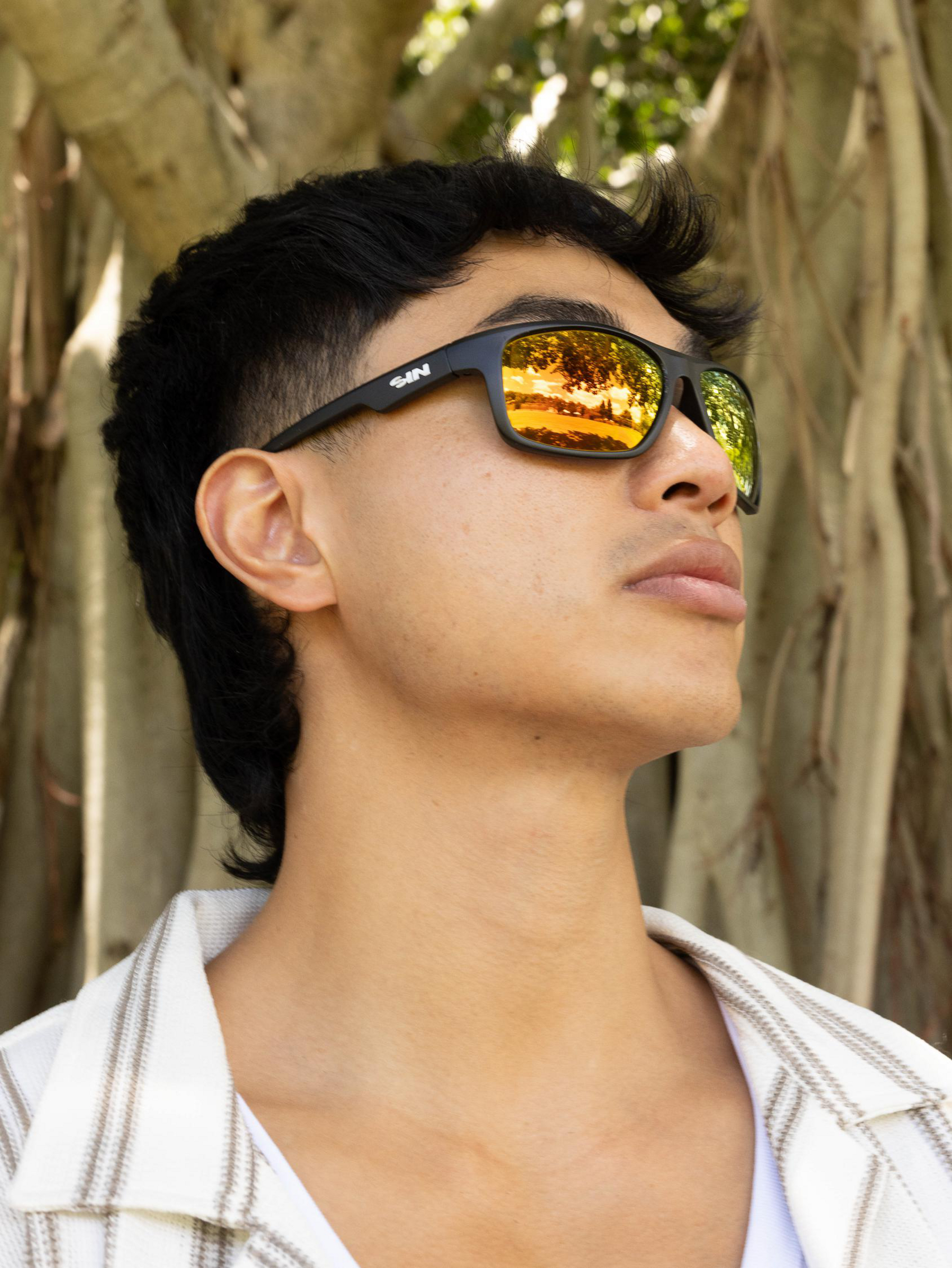 Peccant Rubber Polarised Sunglasses