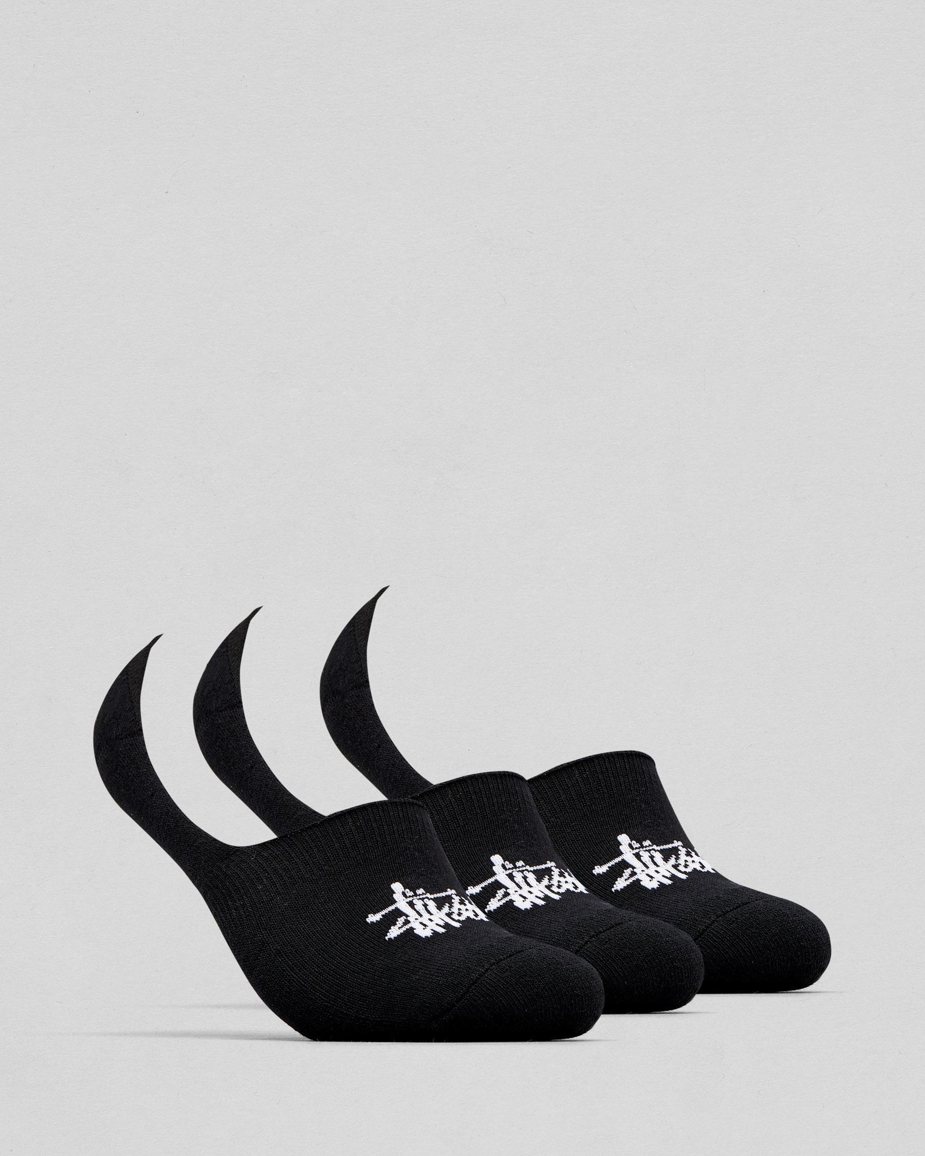 Graffiti No Show Socks 3 Pack