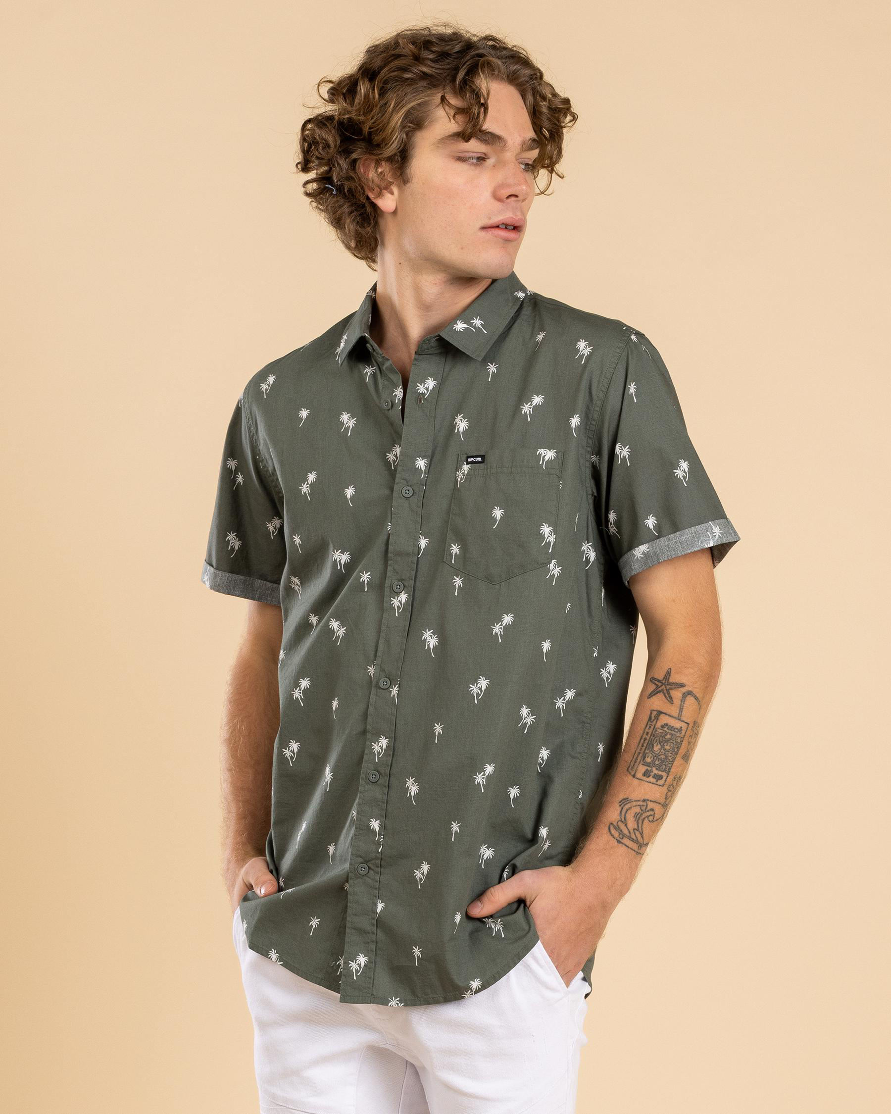 Paradise Palms Short Sleeve Shirt