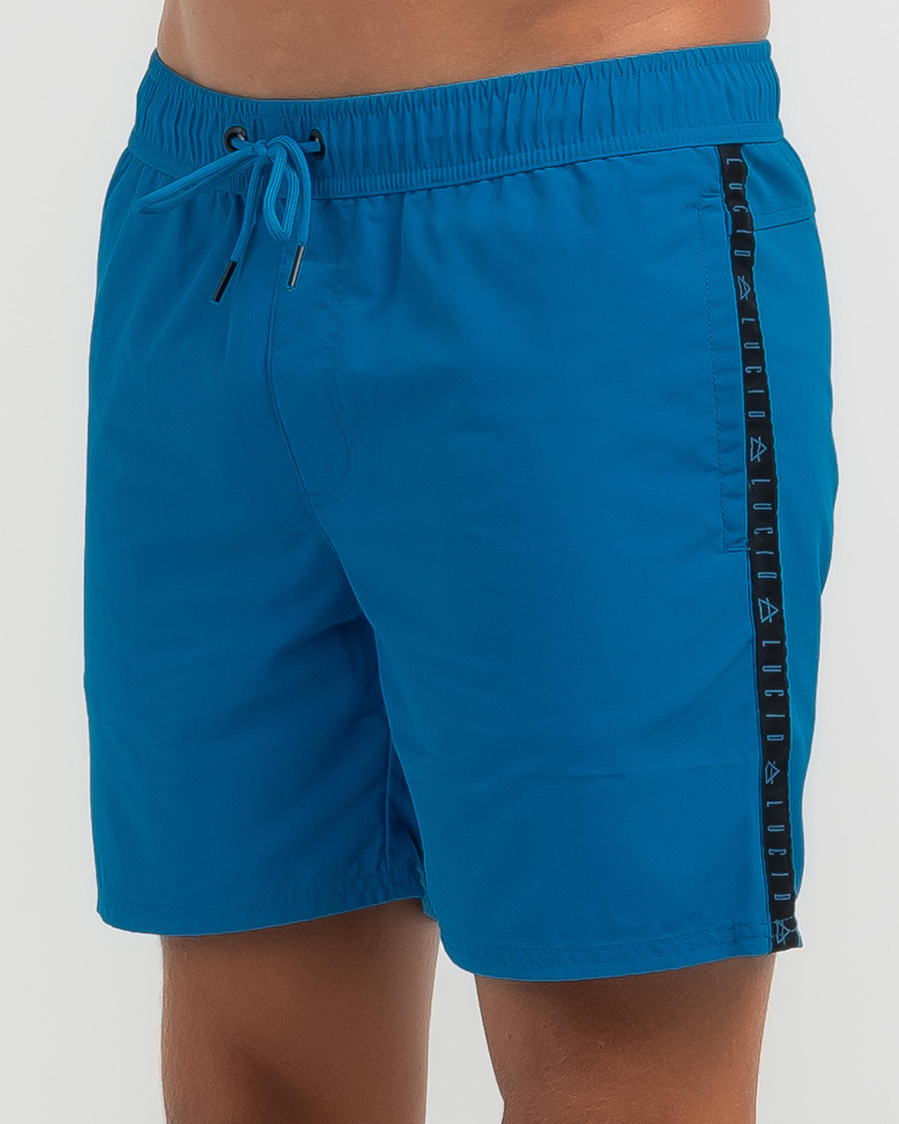 Taped Elastic Waist Shorts