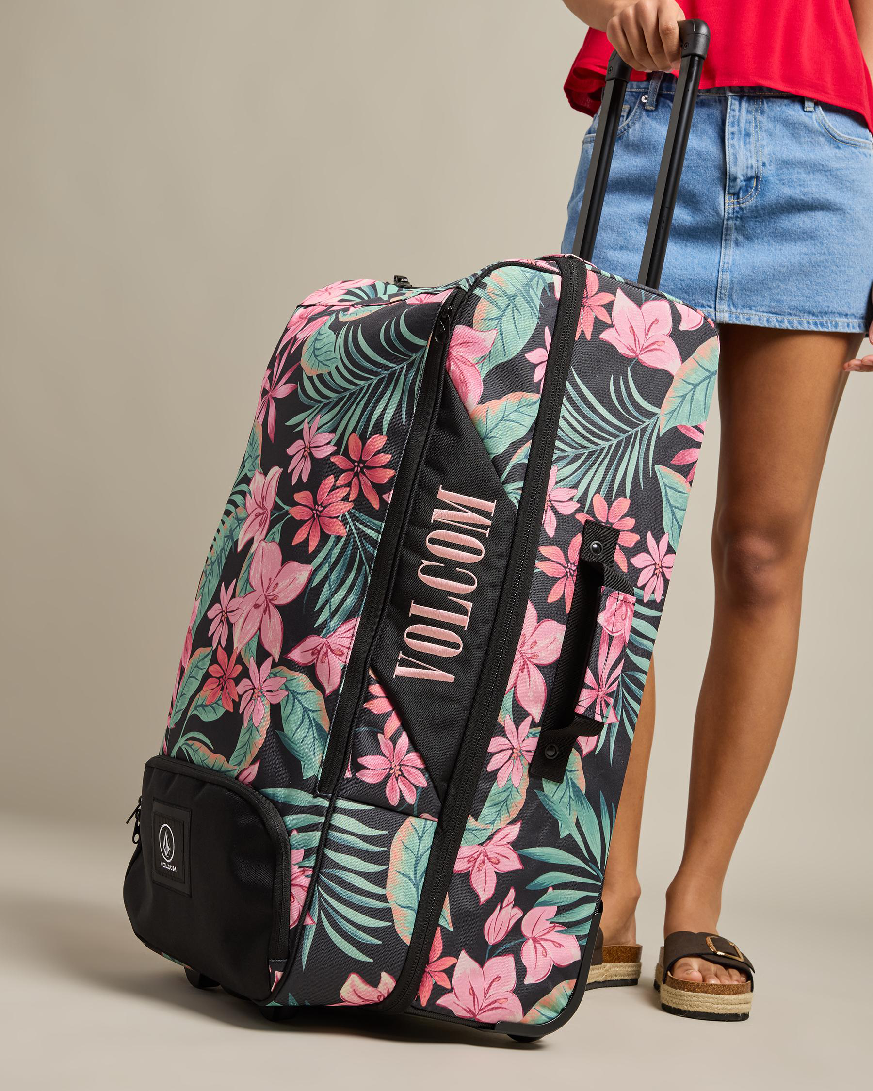 Patch Attack Large Wheeled Travel Bag