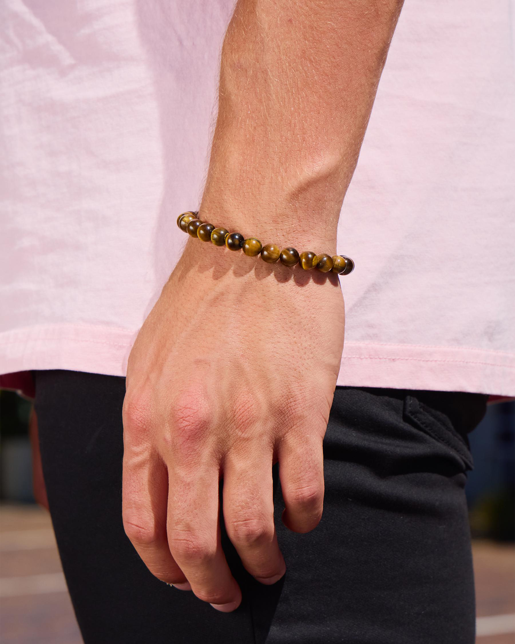 Tiger Eye Beaded Bracelet