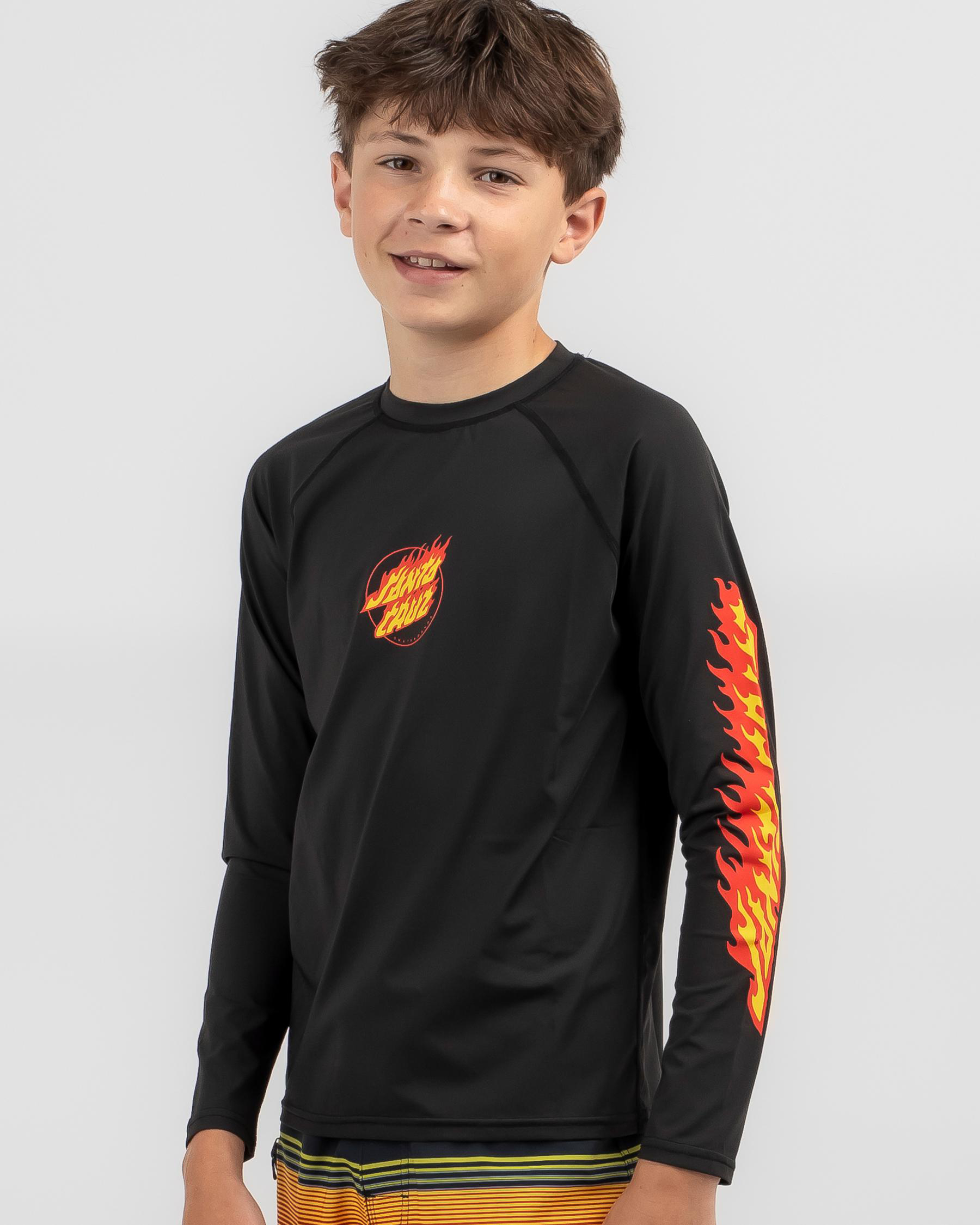 Flame Dot Hand Rash Vest