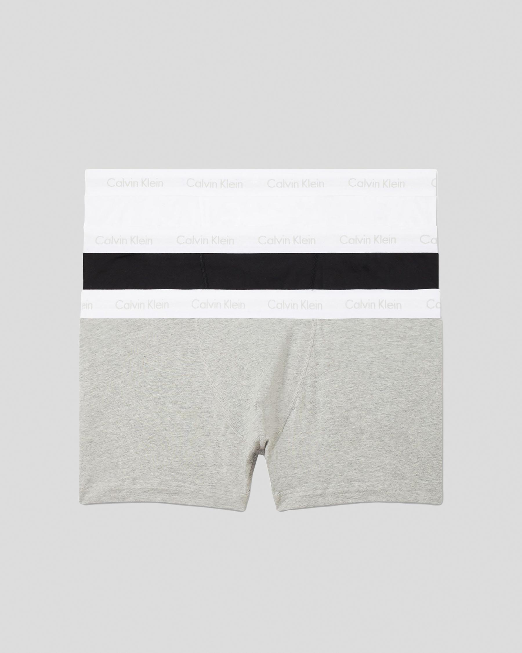 Cotton Stretch Trunks 3 Pack