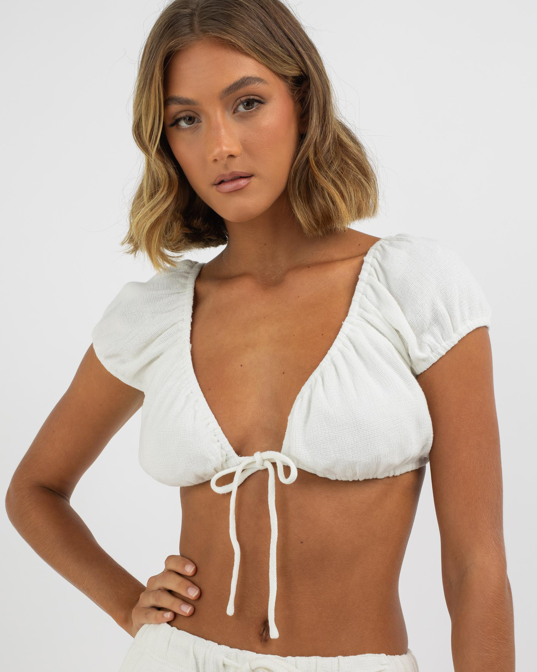 Seni Laguna Tie Front Top