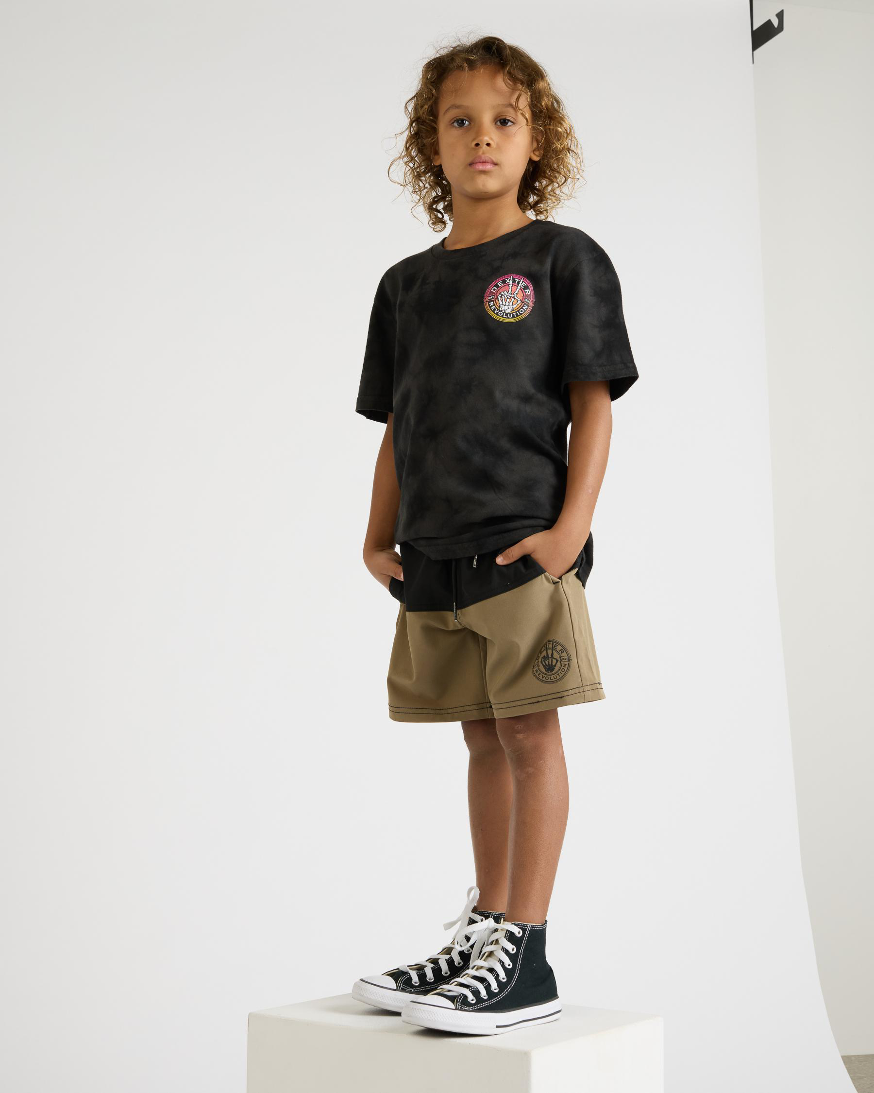 Toddlers' Split Elastic Waist Shorts