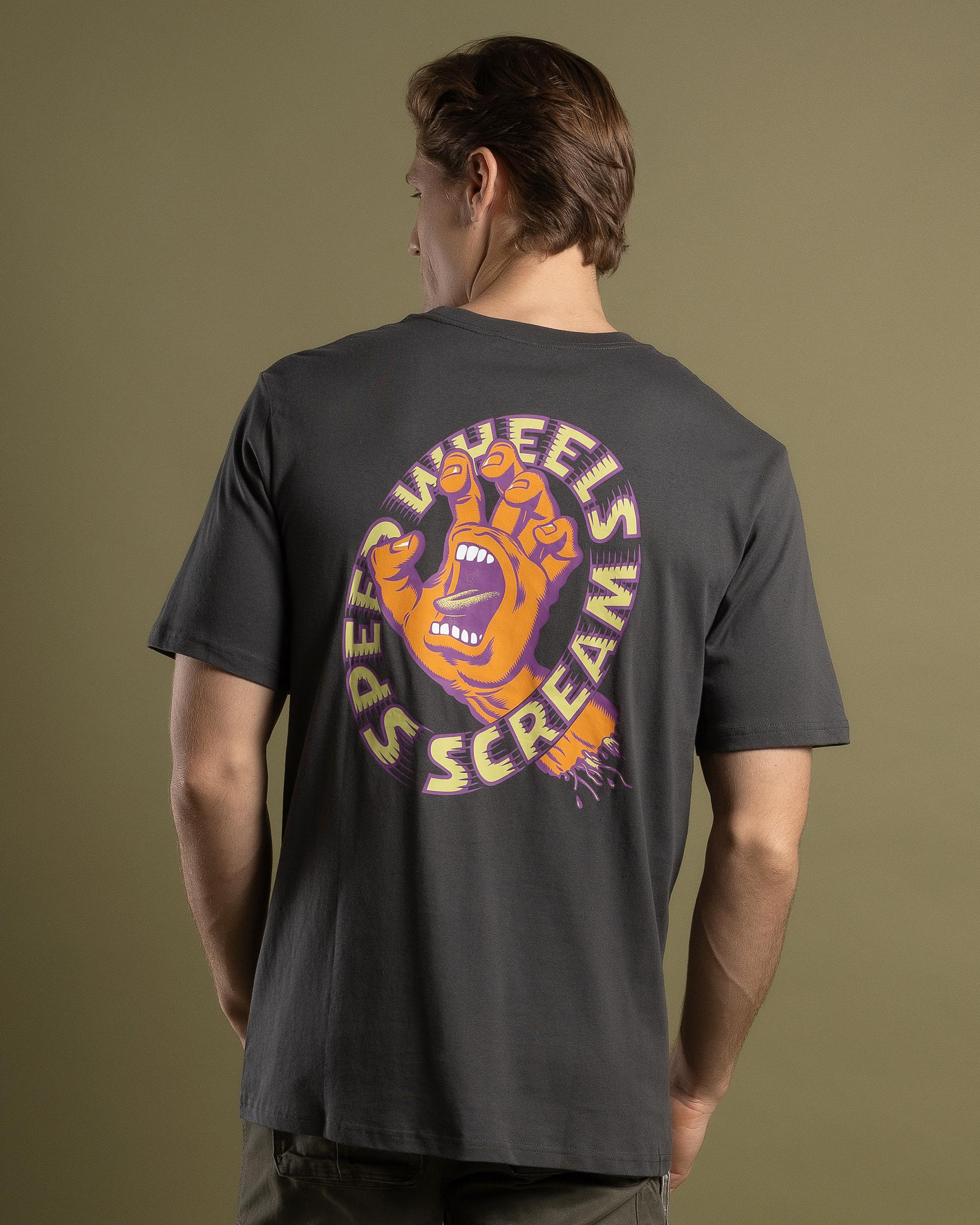 Screaming Hand Scream Strip Front T-Shirt