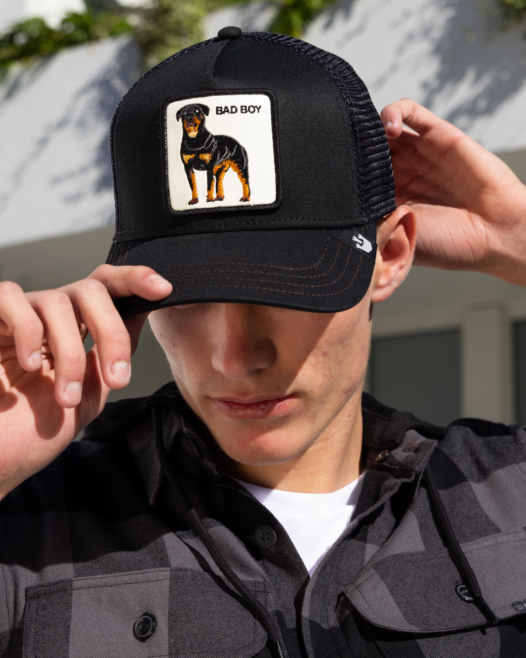 The Baddest Boy Trucker Cap