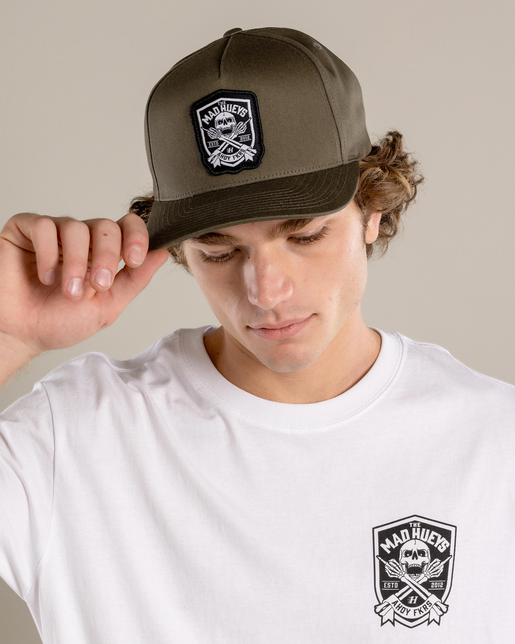 Ahoy Fkrs Shield Snapback Cap