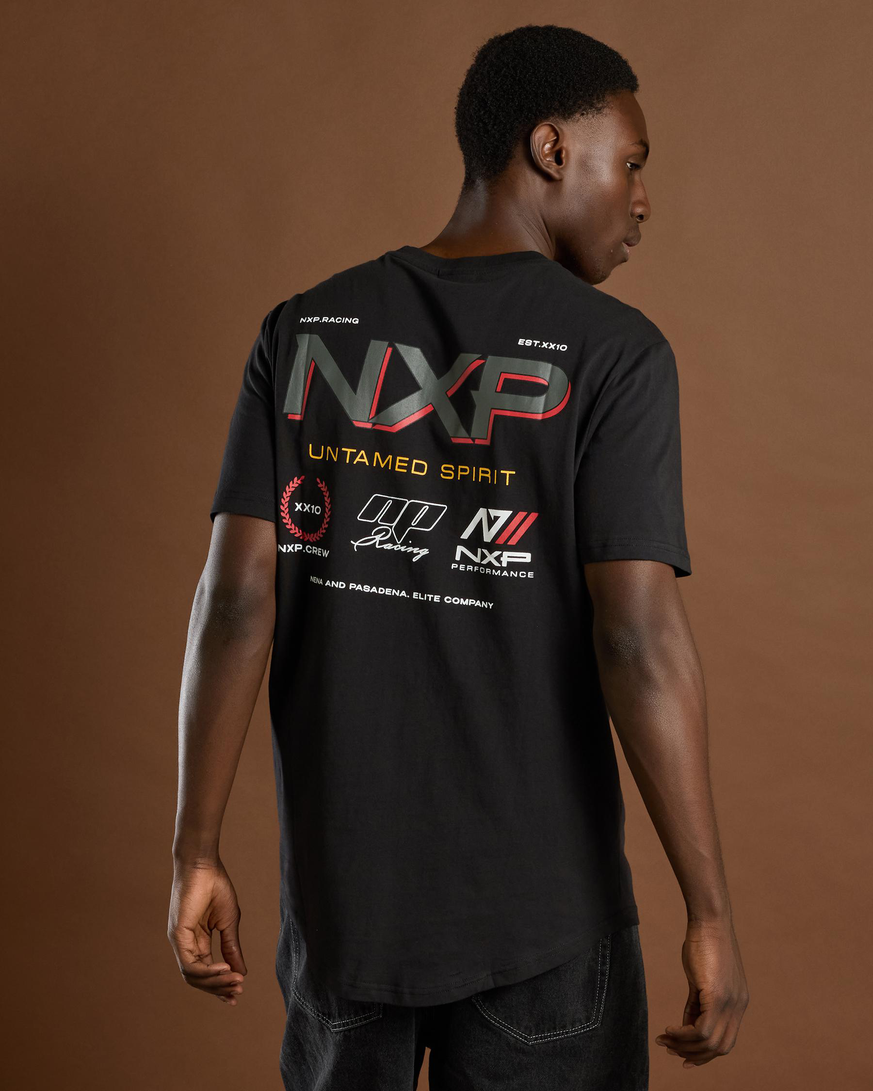 Reverse Dual Curved T-Shirt