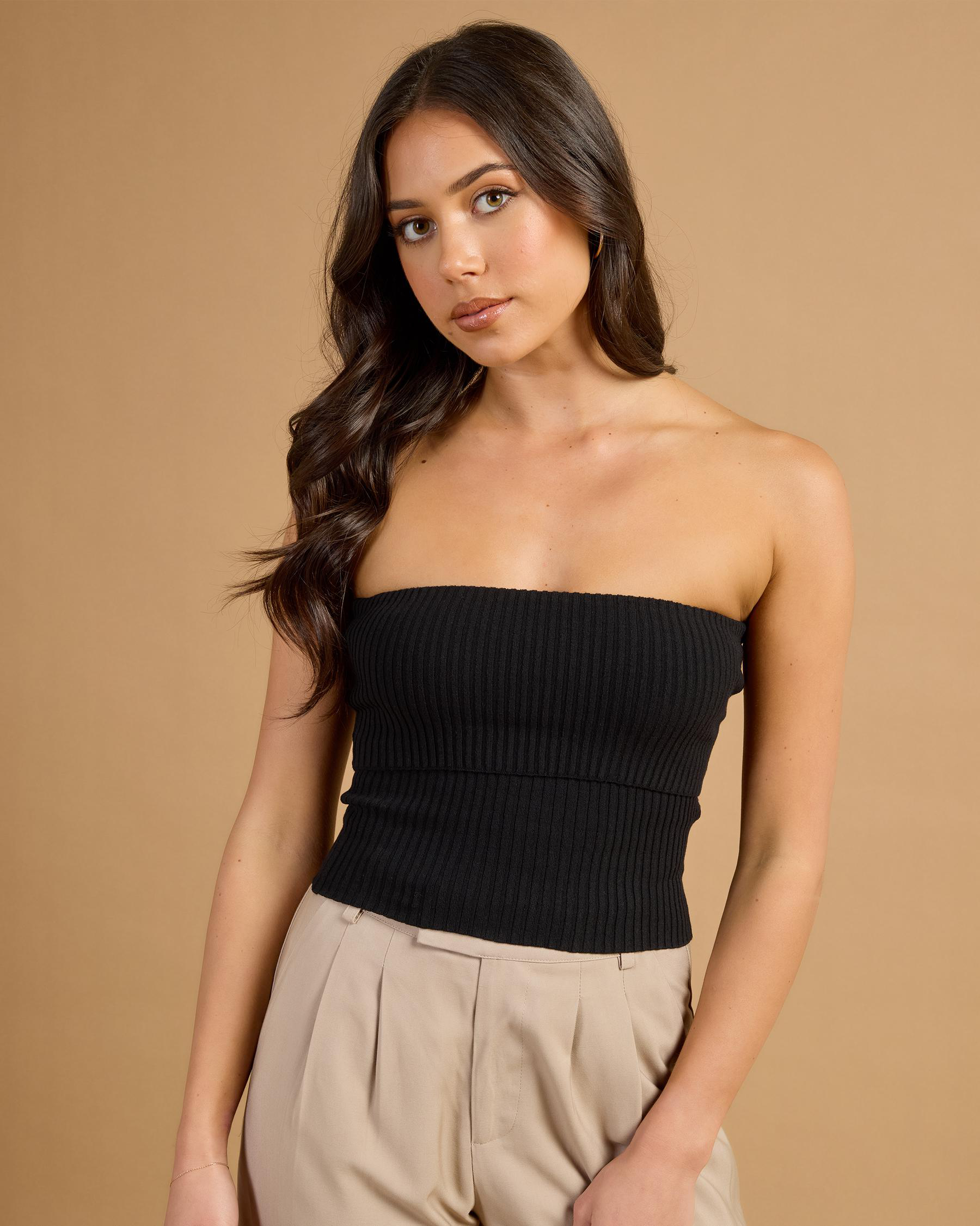 Basic Knit Tube Top